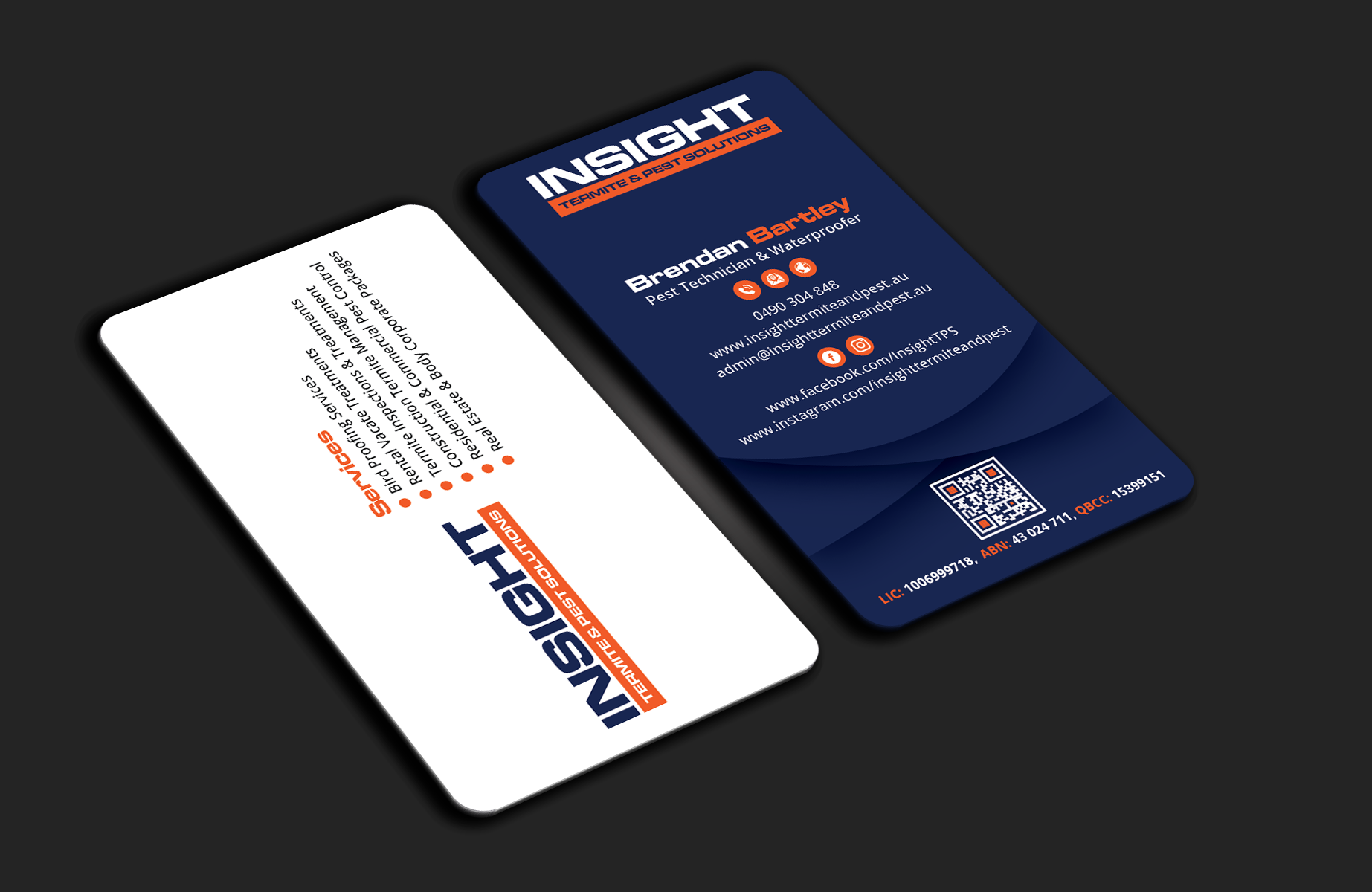Business Card Design by DesignerShahadat for Insight Termite & Pest Solutions | Design #32146391