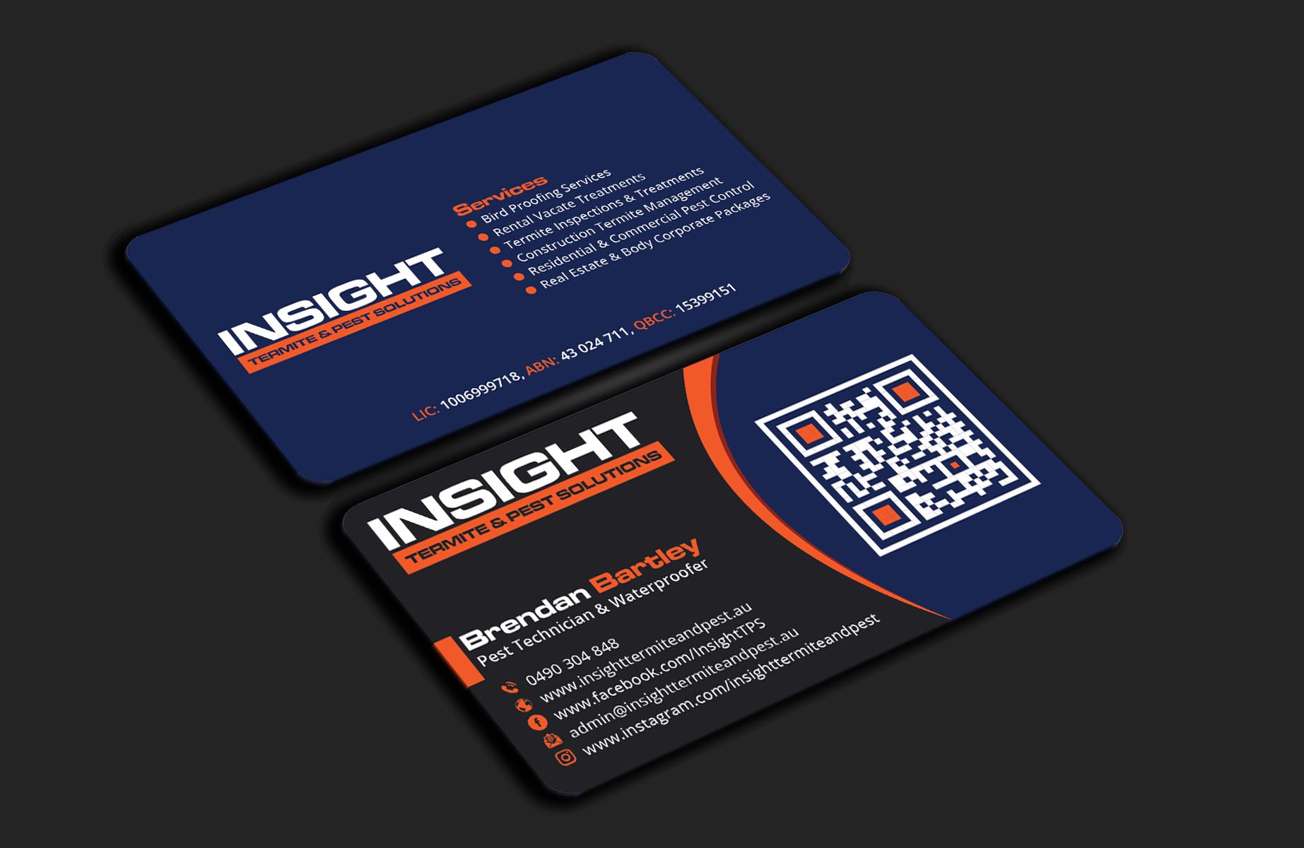 Business Card Design by DesignerShahadat for Insight Termite & Pest Solutions | Design #32146513
