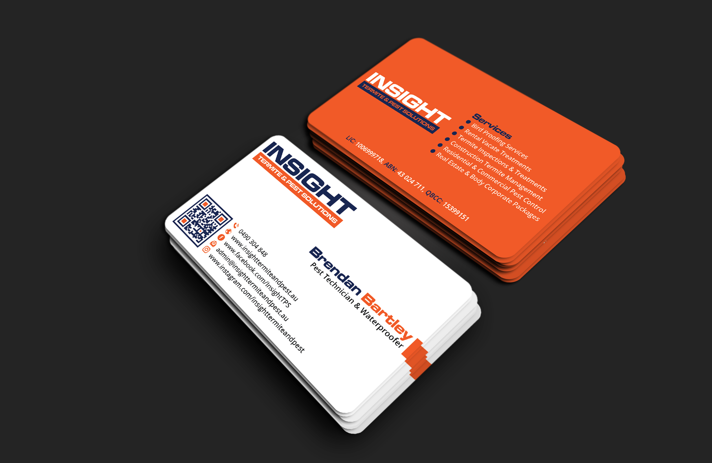 Business Card Design by DesignerShahadat for Insight Termite & Pest Solutions | Design #32147435