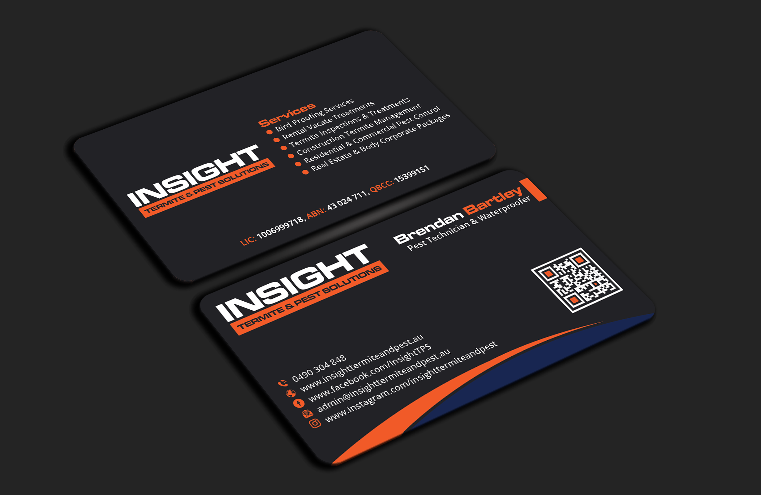Business Card Design by DesignerShahadat for Insight Termite & Pest Solutions | Design #32147561