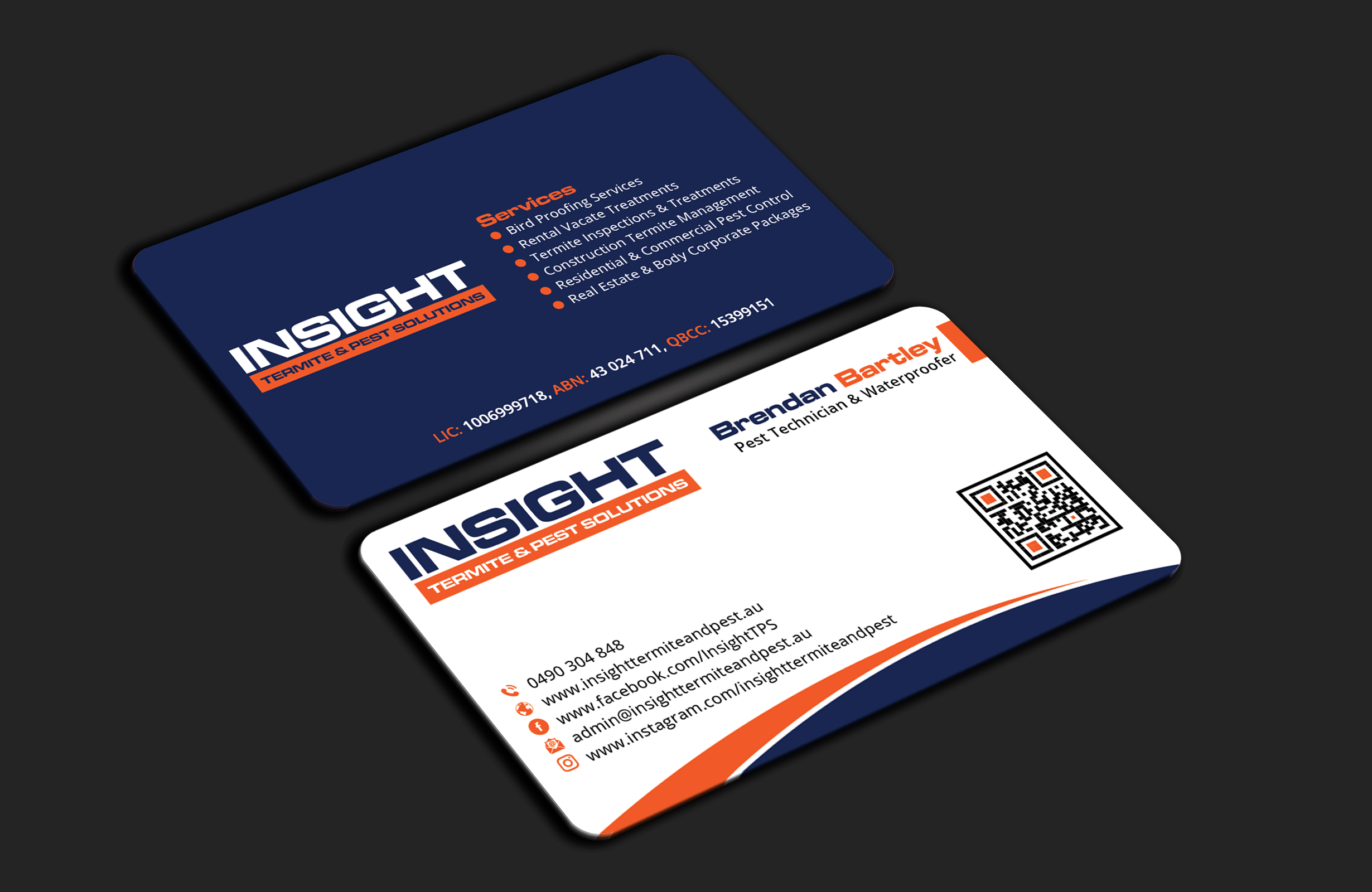 Business Card Design by DesignerShahadat for Insight Termite & Pest Solutions | Design #32147563