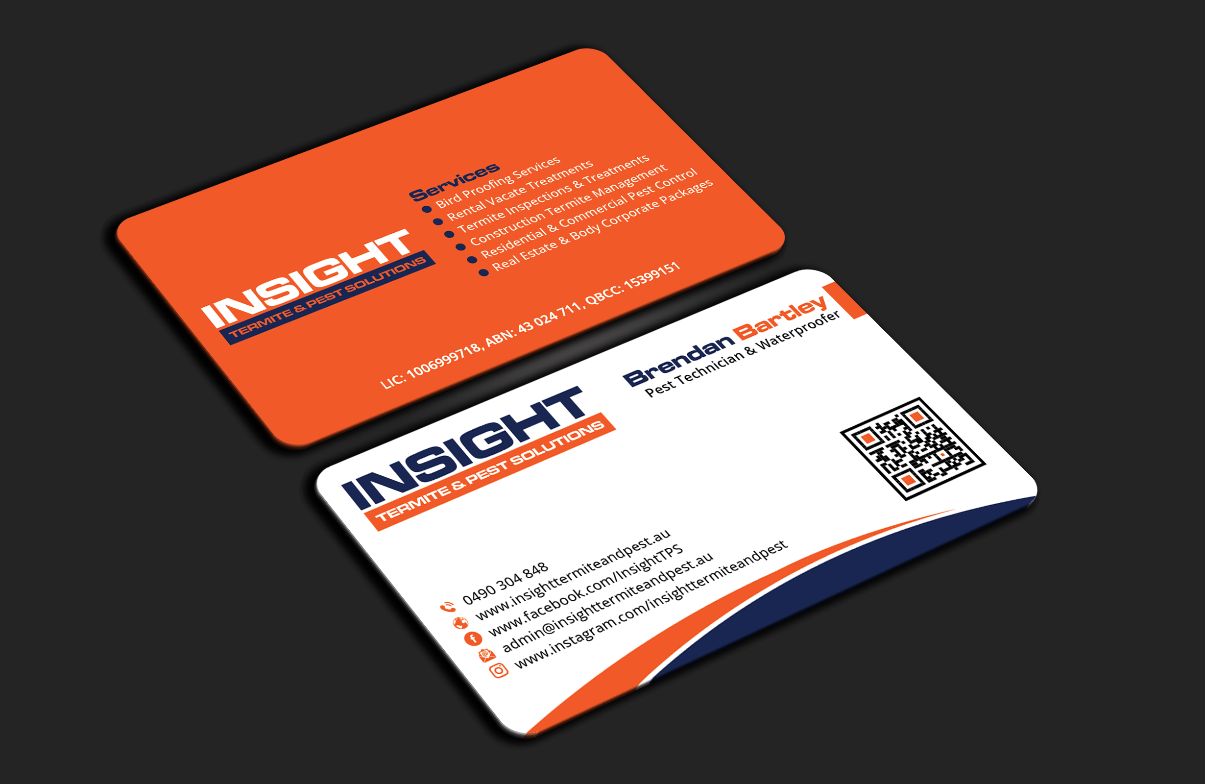 Business Card Design by DesignerShahadat for Insight Termite & Pest Solutions | Design #32147564