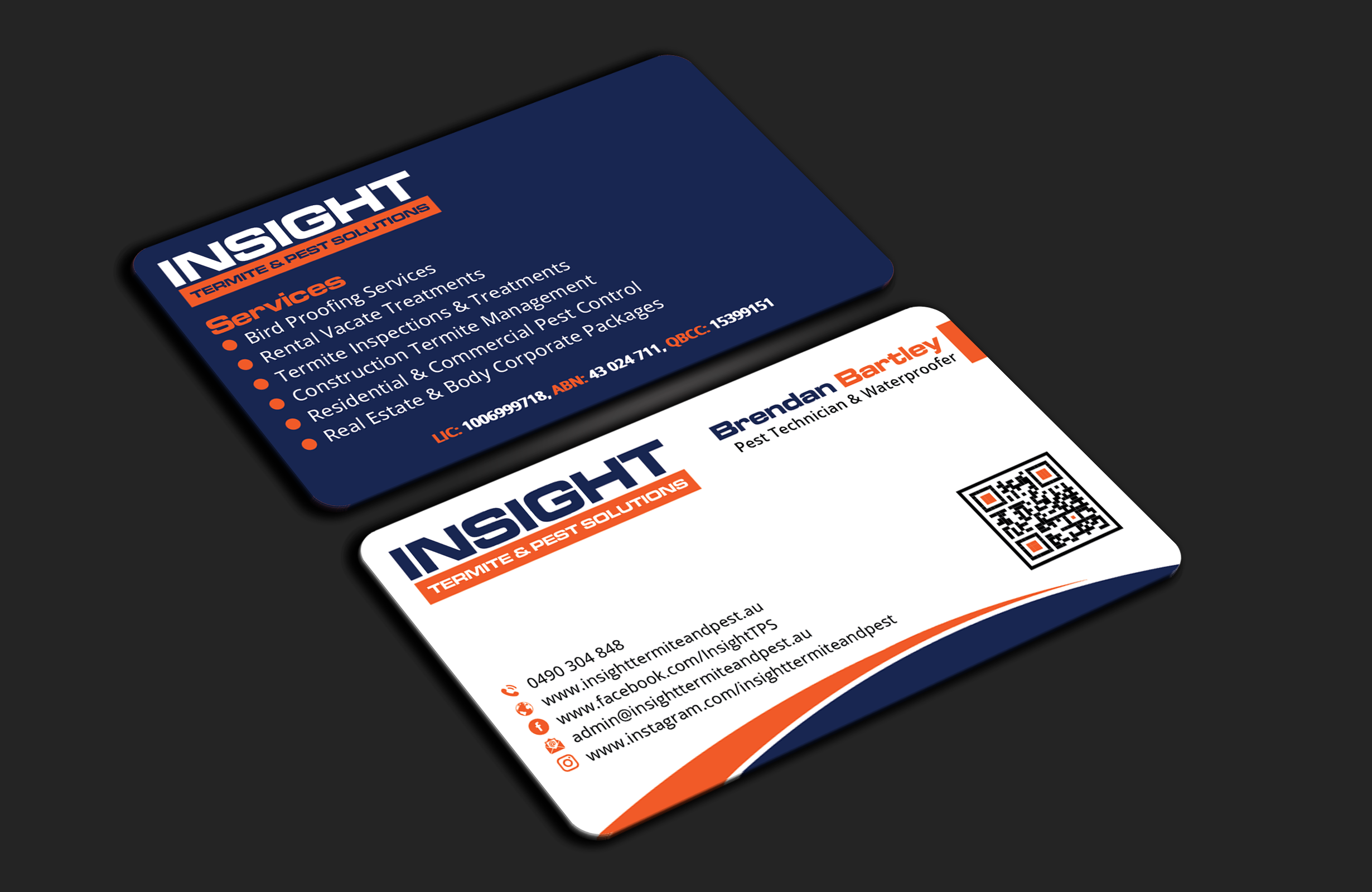 Business Card Design by DesignerShahadat for Insight Termite & Pest Solutions | Design #32147565