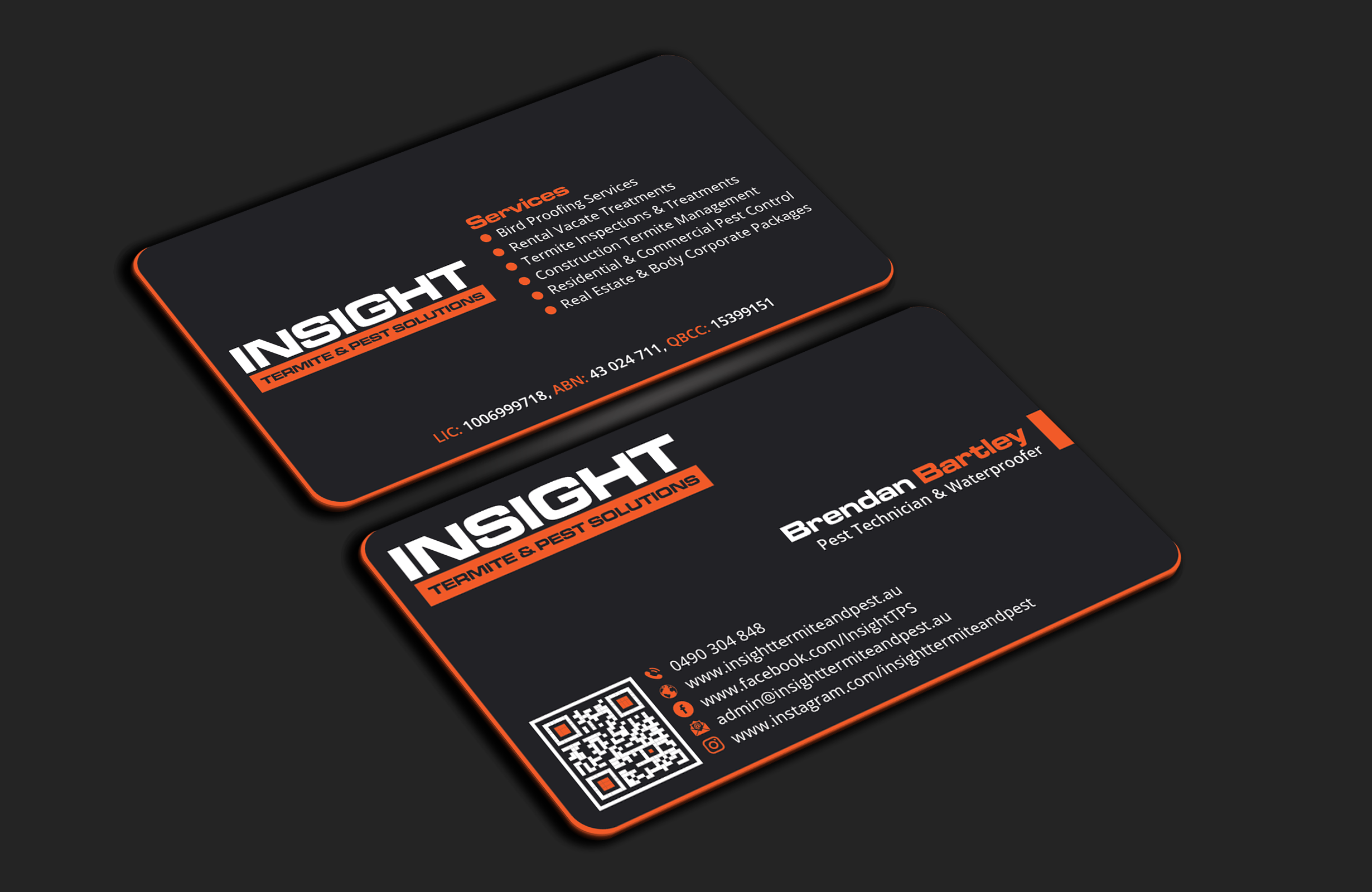 Visitenkarten-Design von DesignerShahadat für Insight Termite & Pest Solutions | Design #32147609