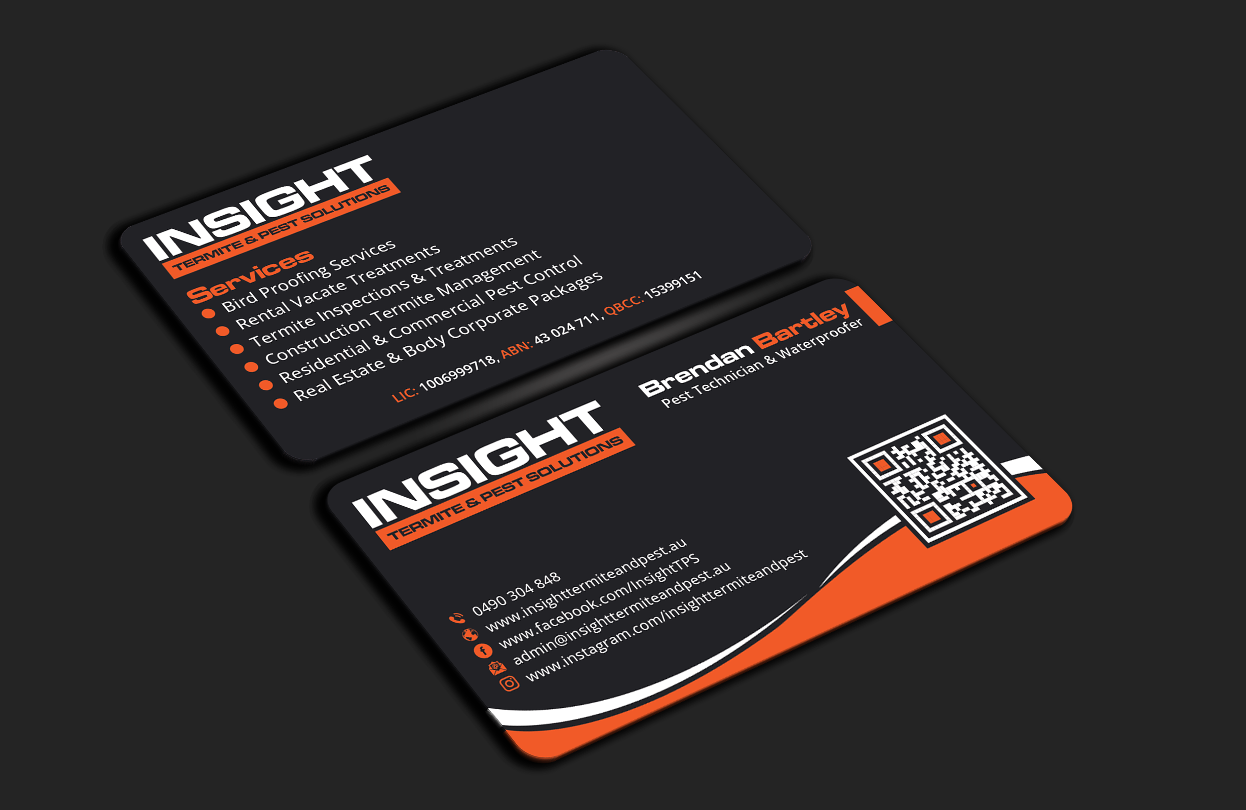 Business Card Design by DesignerShahadat for Insight Termite & Pest Solutions | Design #32159023