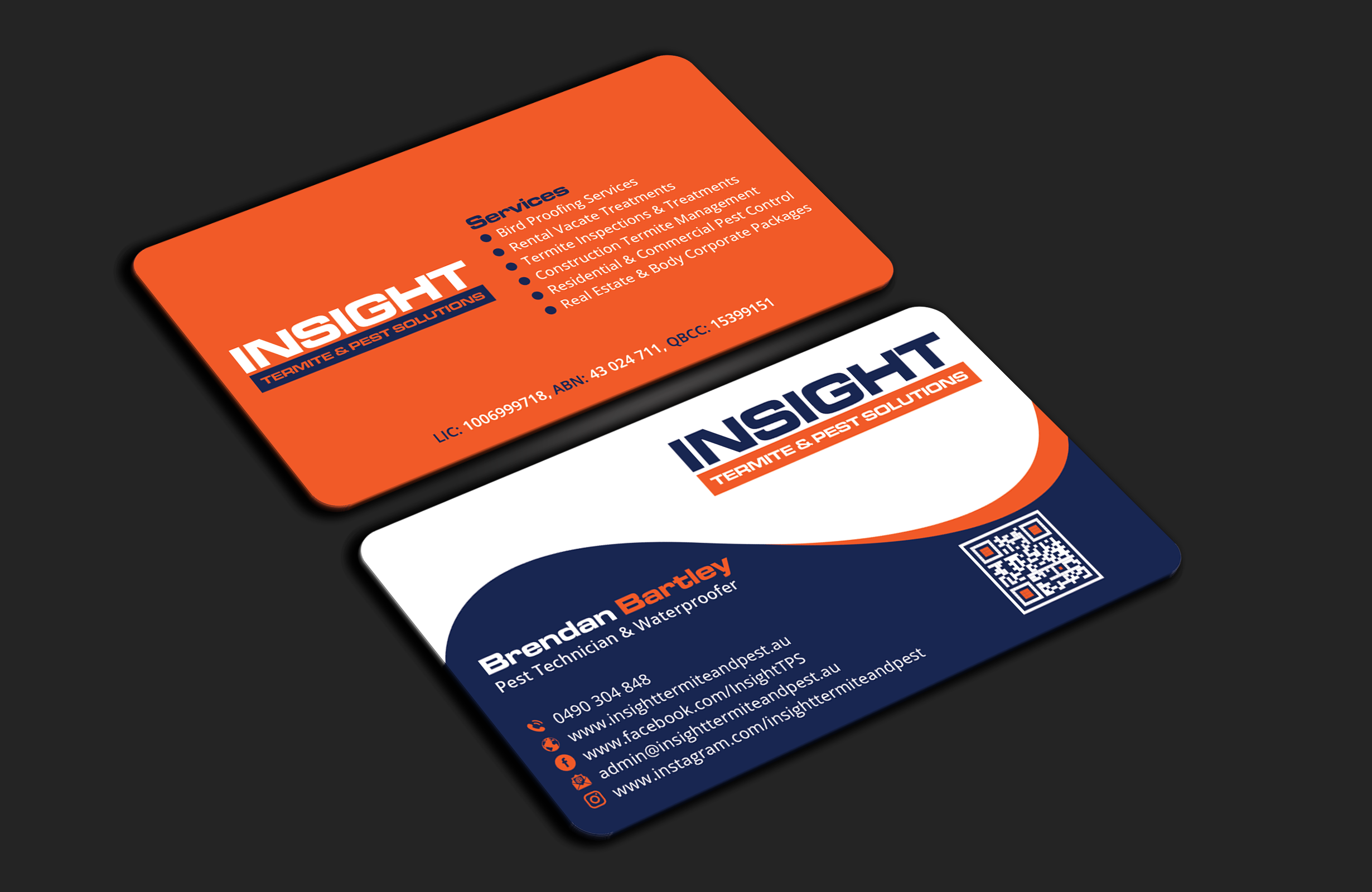 Business Card Design by DesignerShahadat for Insight Termite & Pest Solutions | Design #32159027