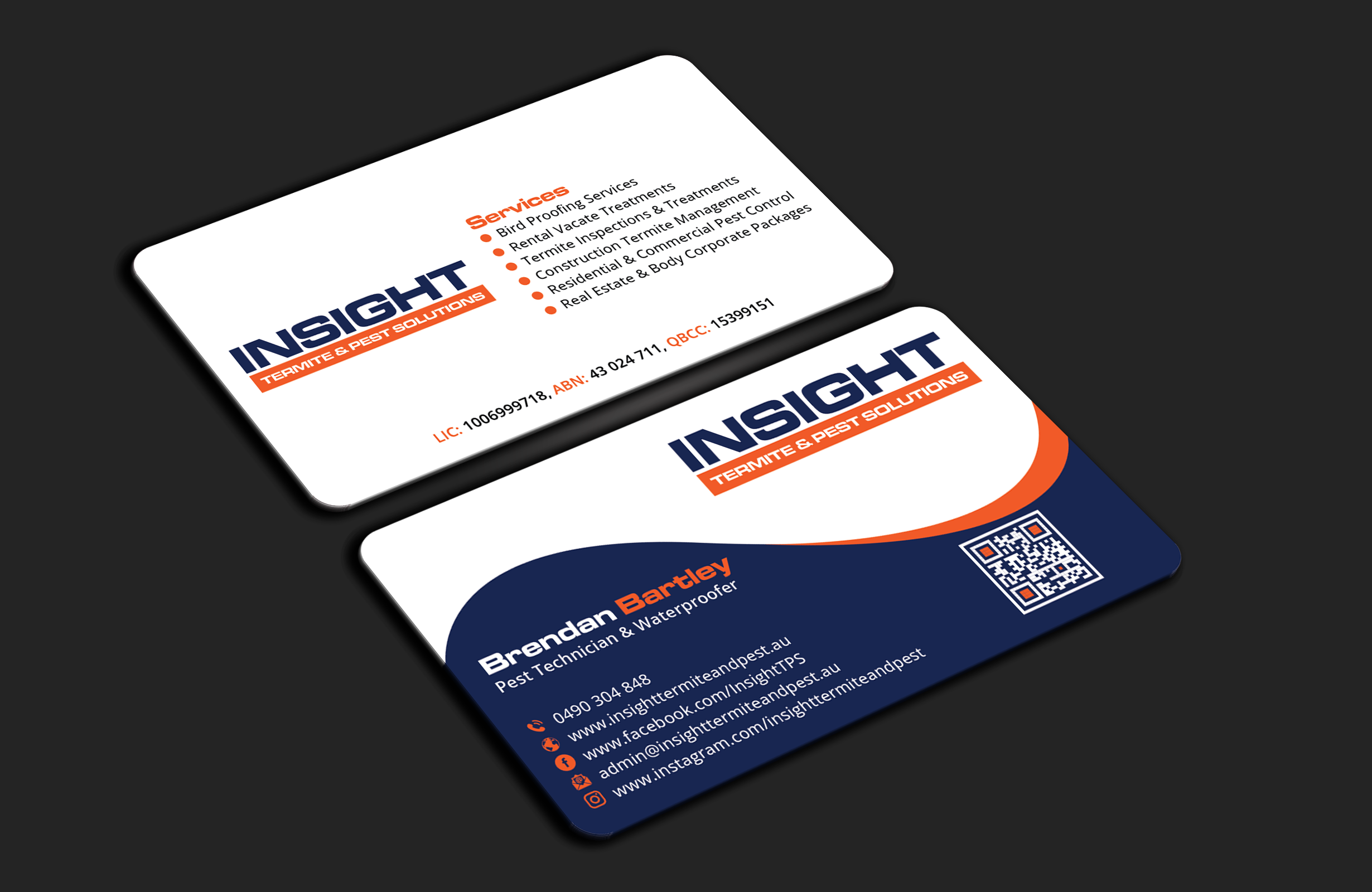 Business Card Design by DesignerShahadat for Insight Termite & Pest Solutions | Design #32159030