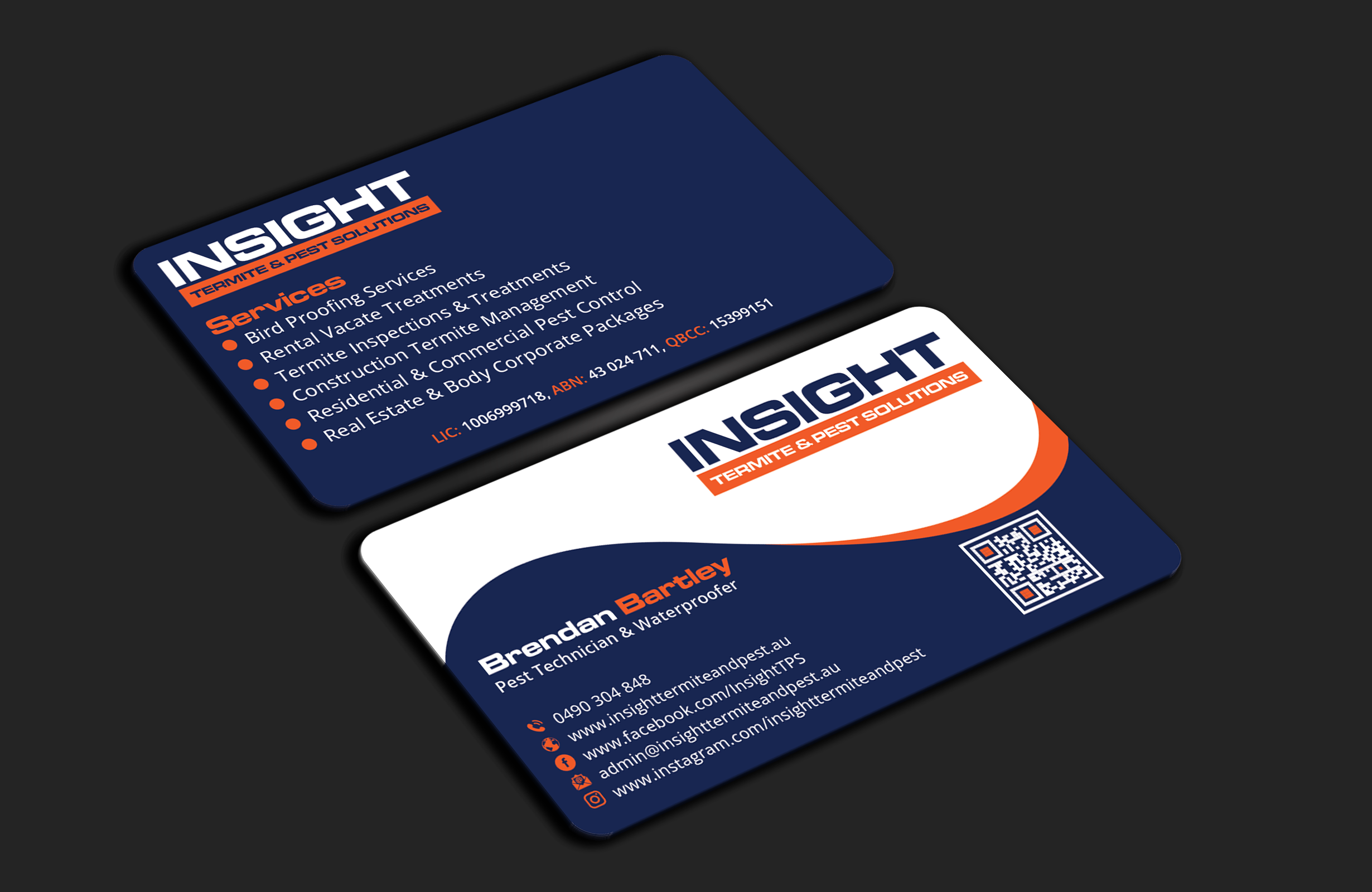 Business Card Design by DesignerShahadat for Insight Termite & Pest Solutions | Design #32159031