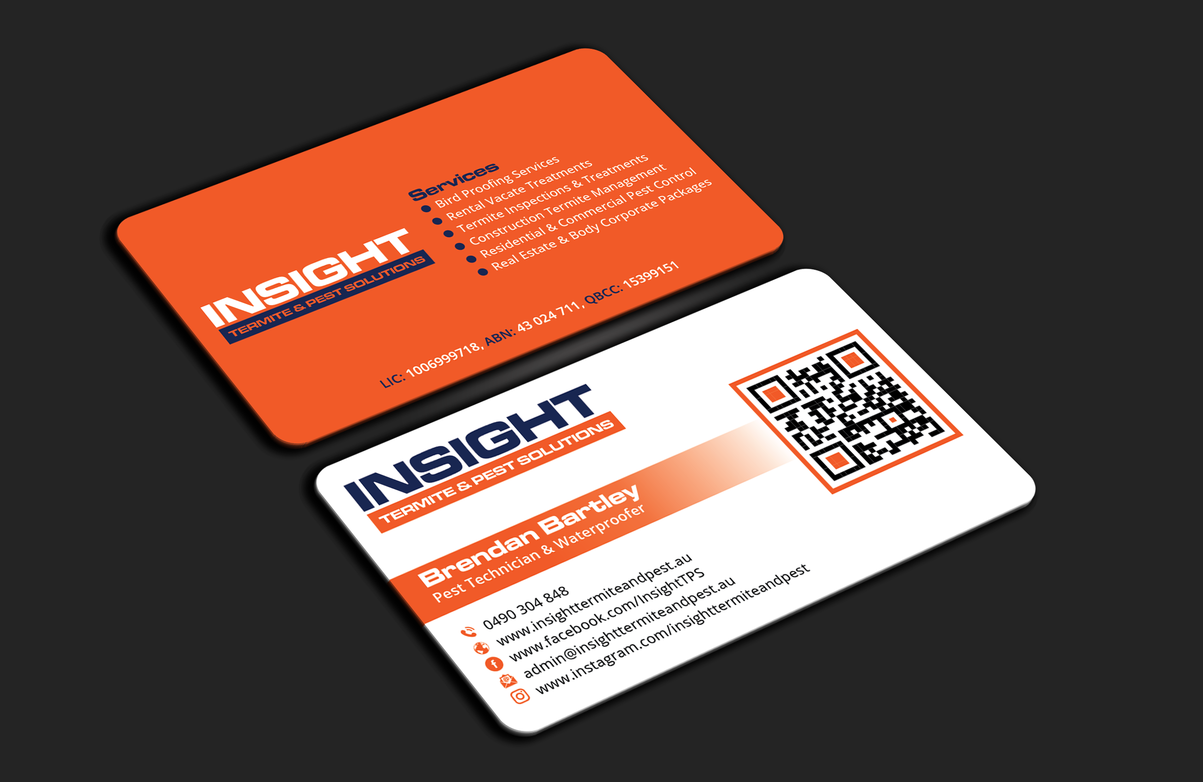 Business Card Design by DesignerShahadat for Insight Termite & Pest Solutions | Design #32159218