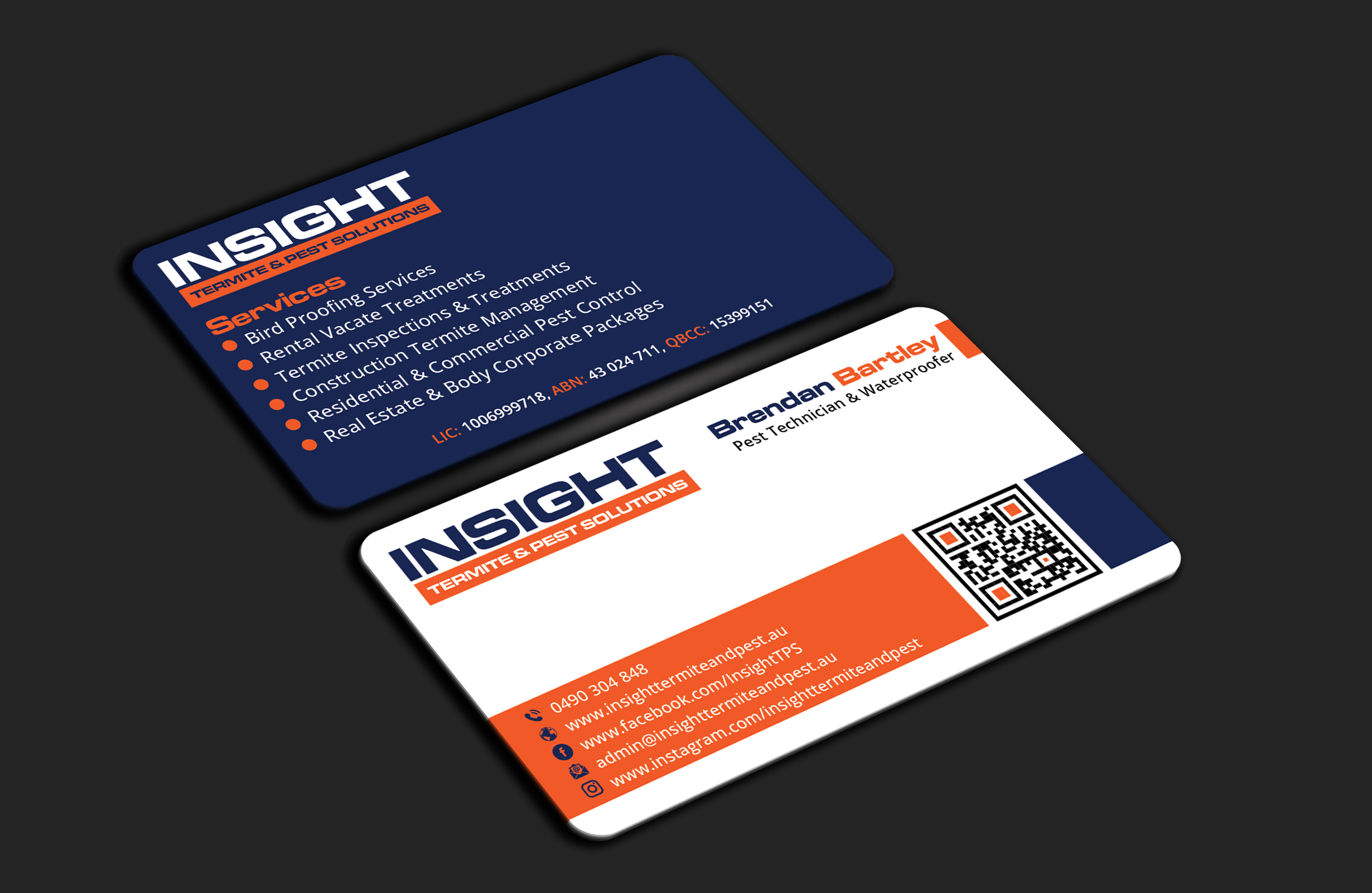 Visitenkarten-Design von DesignerShahadat für Insight Termite & Pest Solutions | Design #32159352