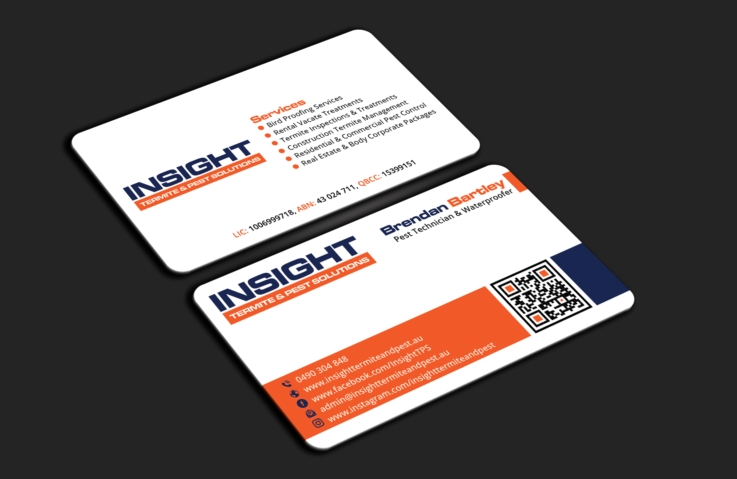 Business Card Design by DesignerShahadat for Insight Termite & Pest Solutions | Design #32159353