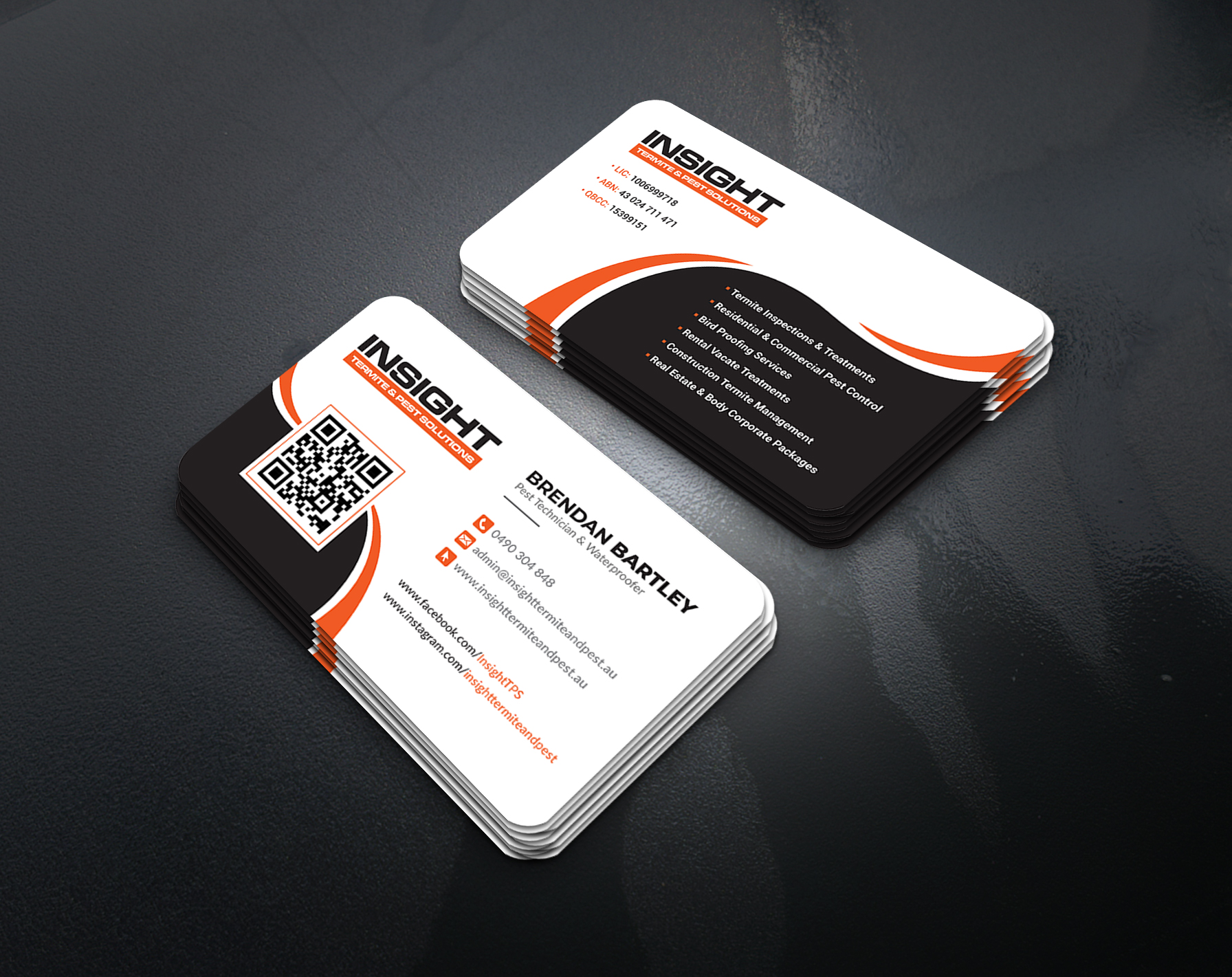 Design de Carte de Visite par artbitin pour Insight Termite & Pest Solutions | Design #32146455