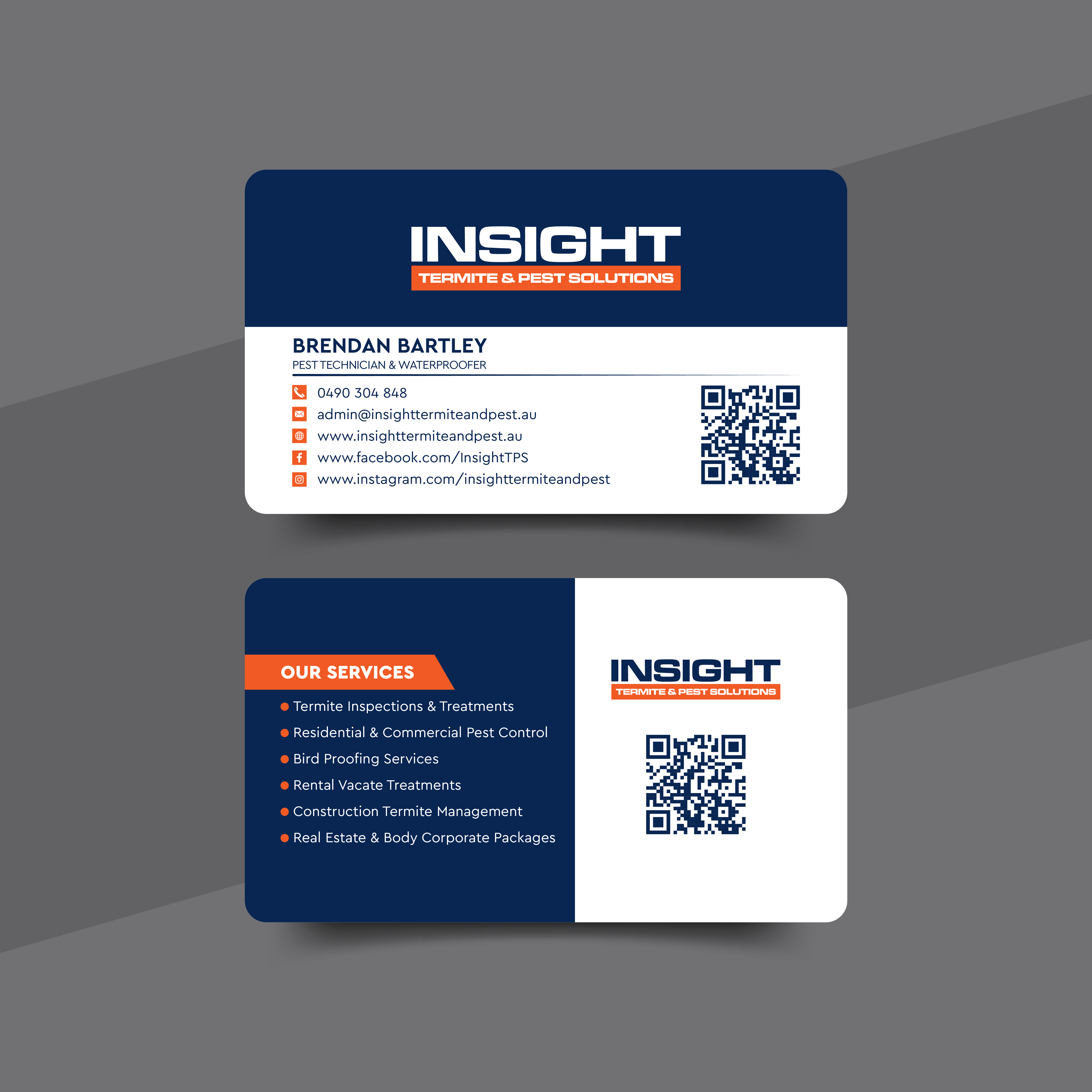 Design de Carte de Visite par Doobs pour Insight Termite & Pest Solutions | Design #32174559