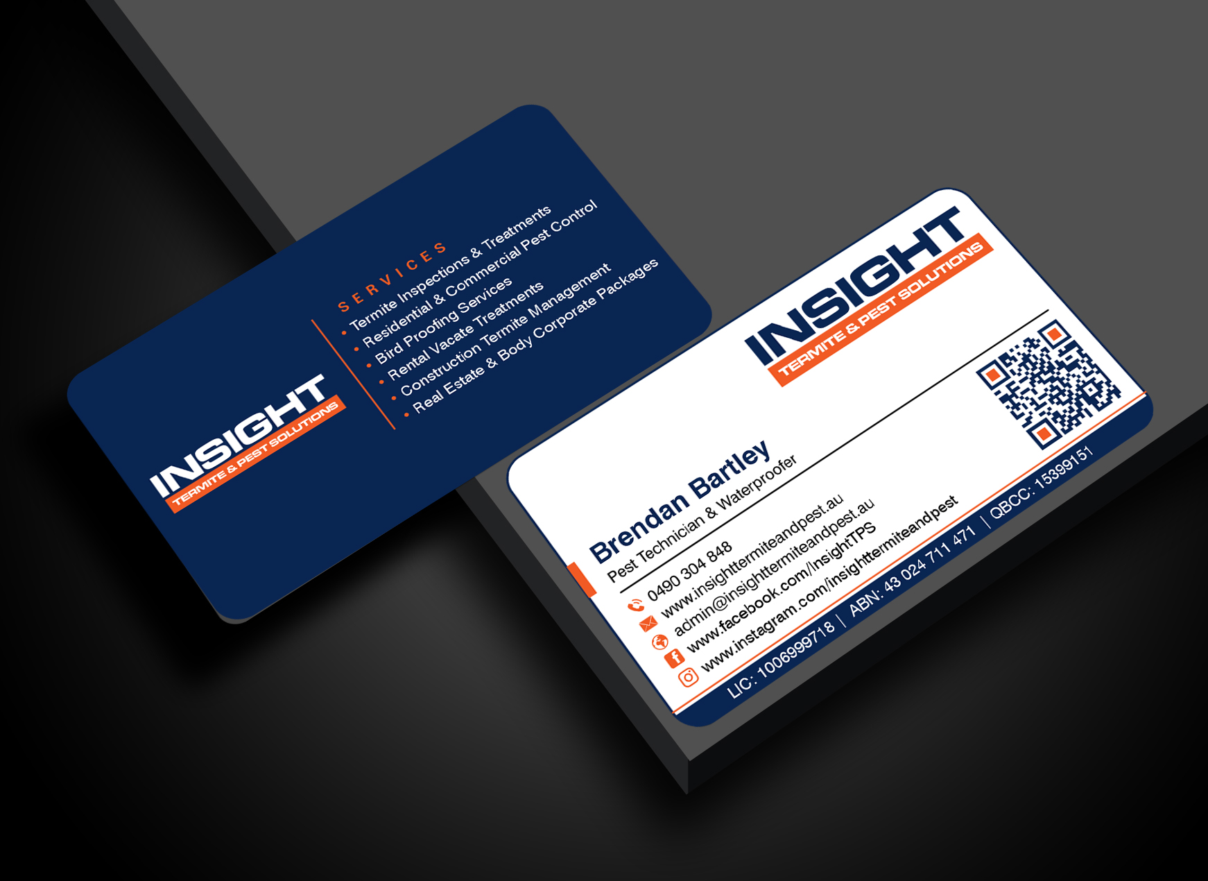 Business Card Design by spks for Insight Termite & Pest Solutions | Design #32145778