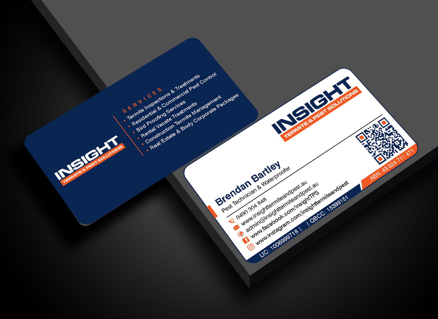 Business Card Design by spks for Insight Termite & Pest Solutions | Design #32145839