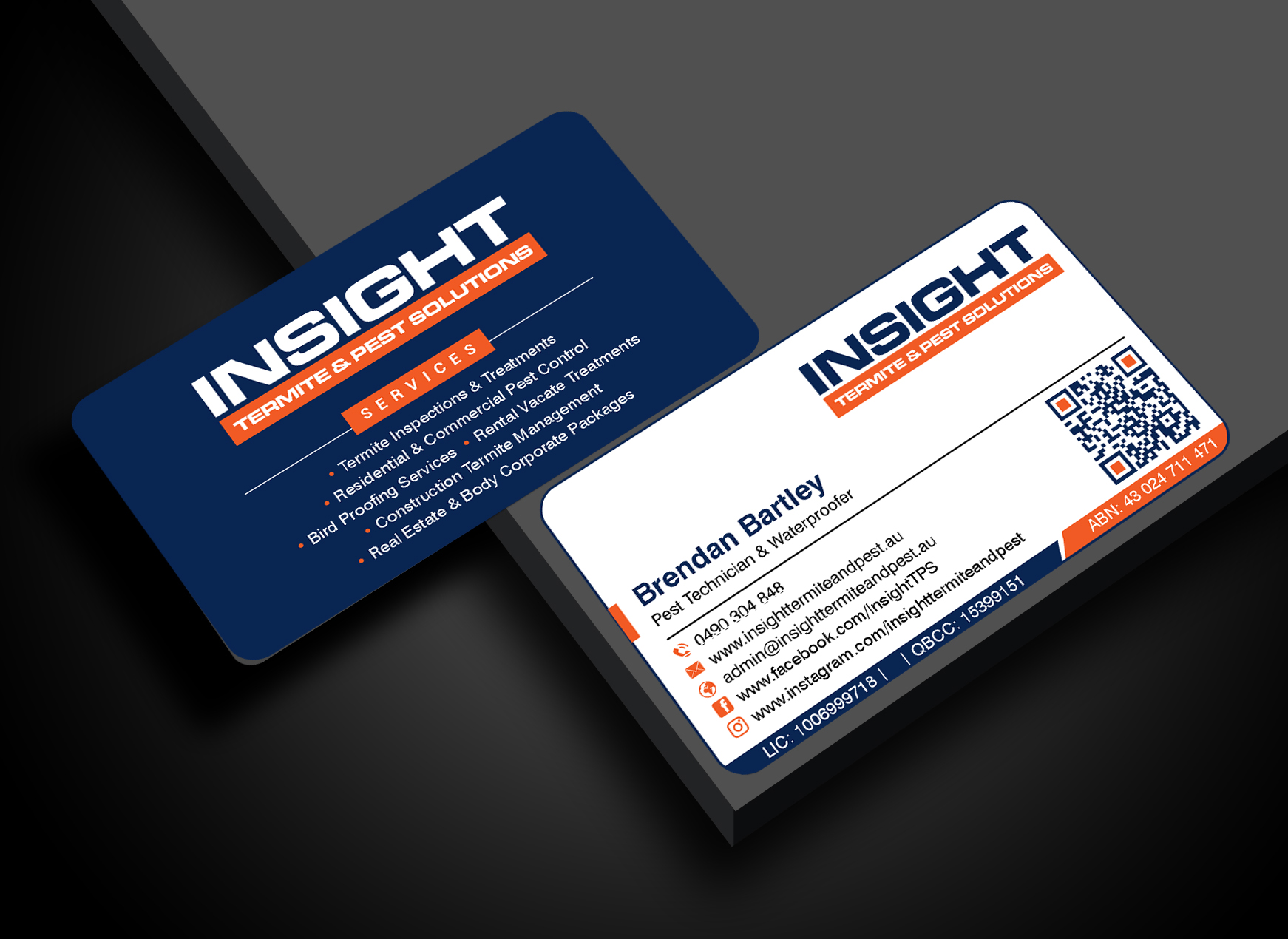 Business Card Design by spks for Insight Termite & Pest Solutions | Design #32145852