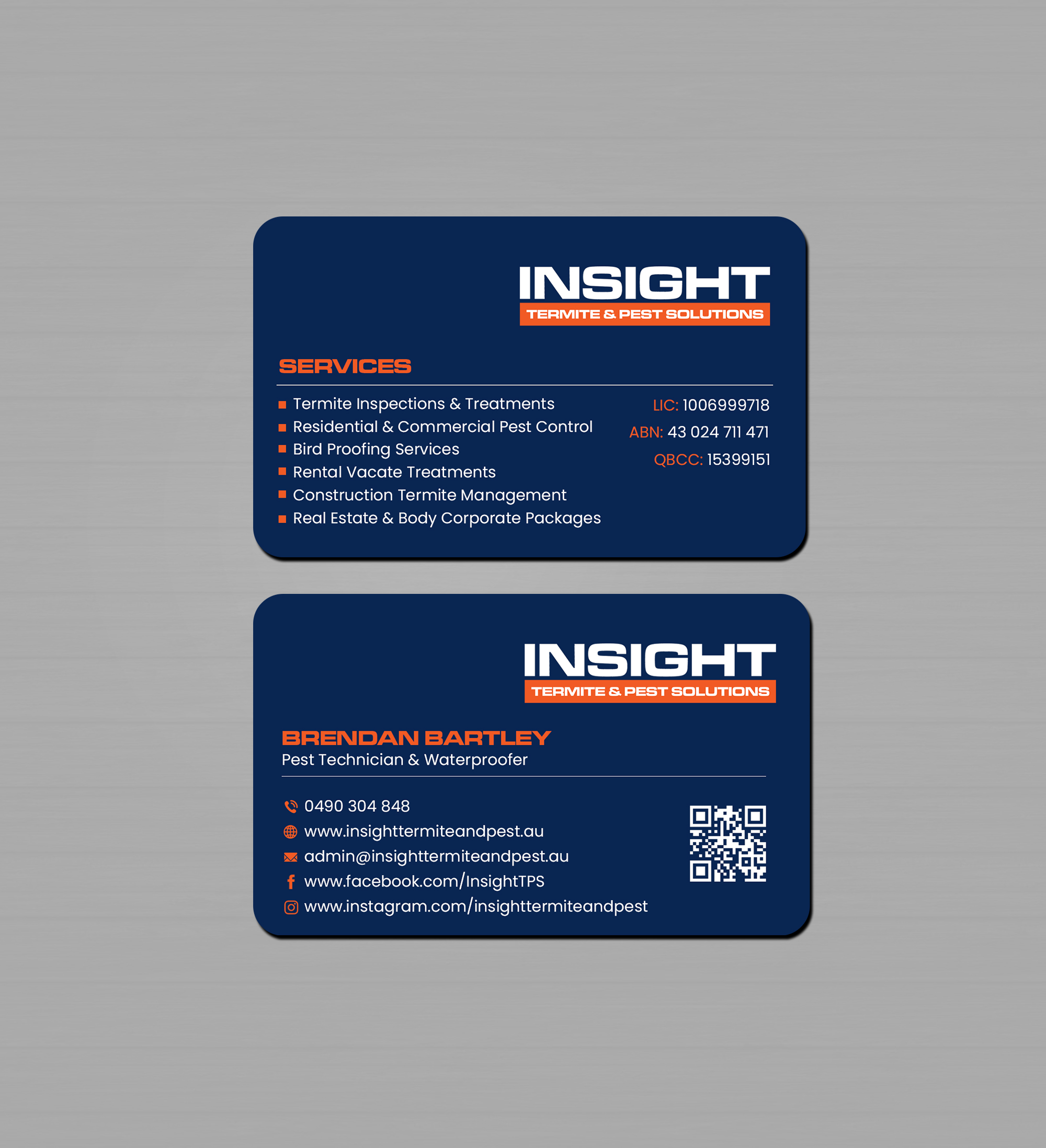 Business Card Design by Creations Box 2015 for Insight Termite & Pest Solutions | Design #32154165