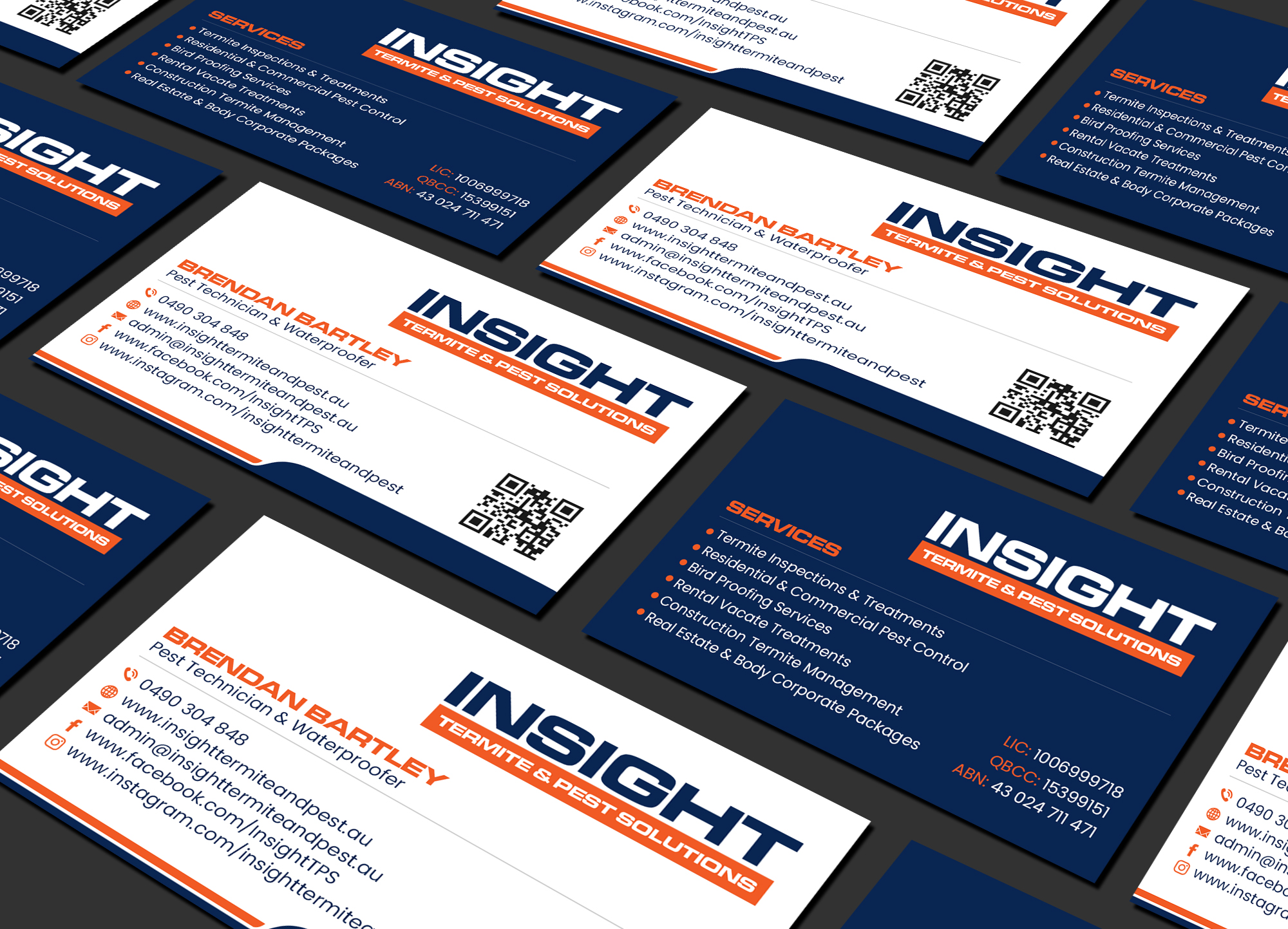 Business Card Design by Creations Box 2015 for Insight Termite & Pest Solutions | Design #32154175