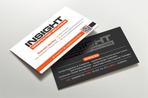Diseño de Tarjeta de Presentación por LAXMI DESIGNHUB para Insight Termite & Pest Solutions | Diseño: #32141092