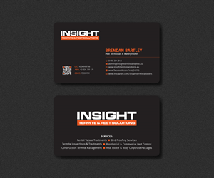 Business Card Design by Sujan4art for Insight Termite & Pest Solutions | Design: #32148430