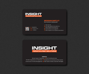 Business Card Design by Sujan4art for Insight Termite & Pest Solutions | Design: #32148435