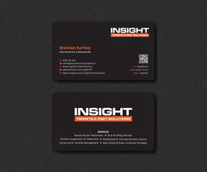 Business Card Design by Sujan4art for Insight Termite & Pest Solutions | Design: #32148436