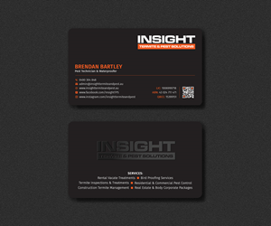 Business Card Design by Sujan4art for Insight Termite & Pest Solutions | Design: #32148439