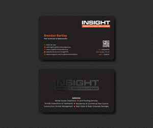 Business Card Design by Sujan4art for Insight Termite & Pest Solutions | Design: #32148442