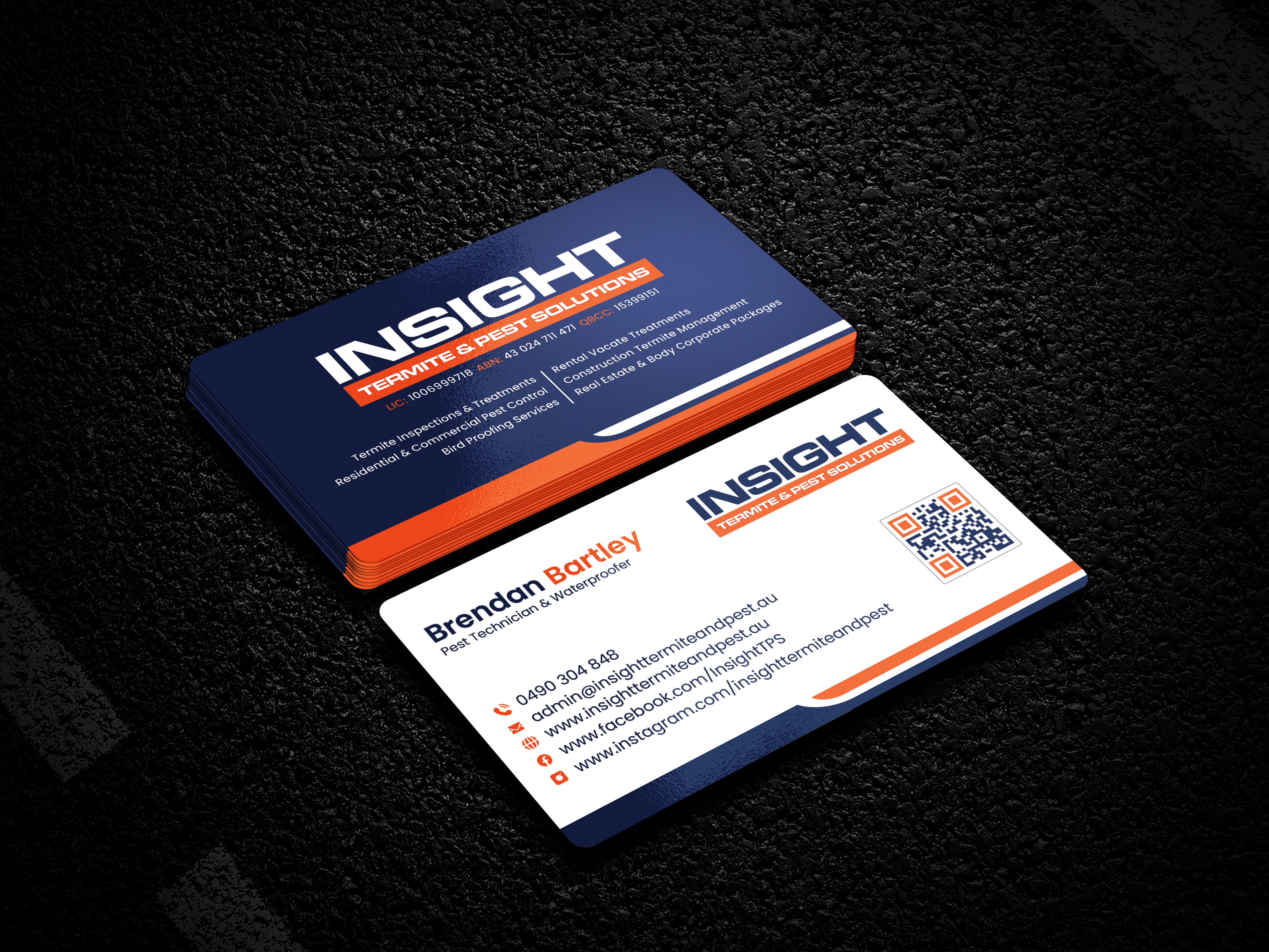 Diseño de Tarjeta de Presentación por Soma.Debnath para Insight Termite & Pest Solutions | Diseño #32158698