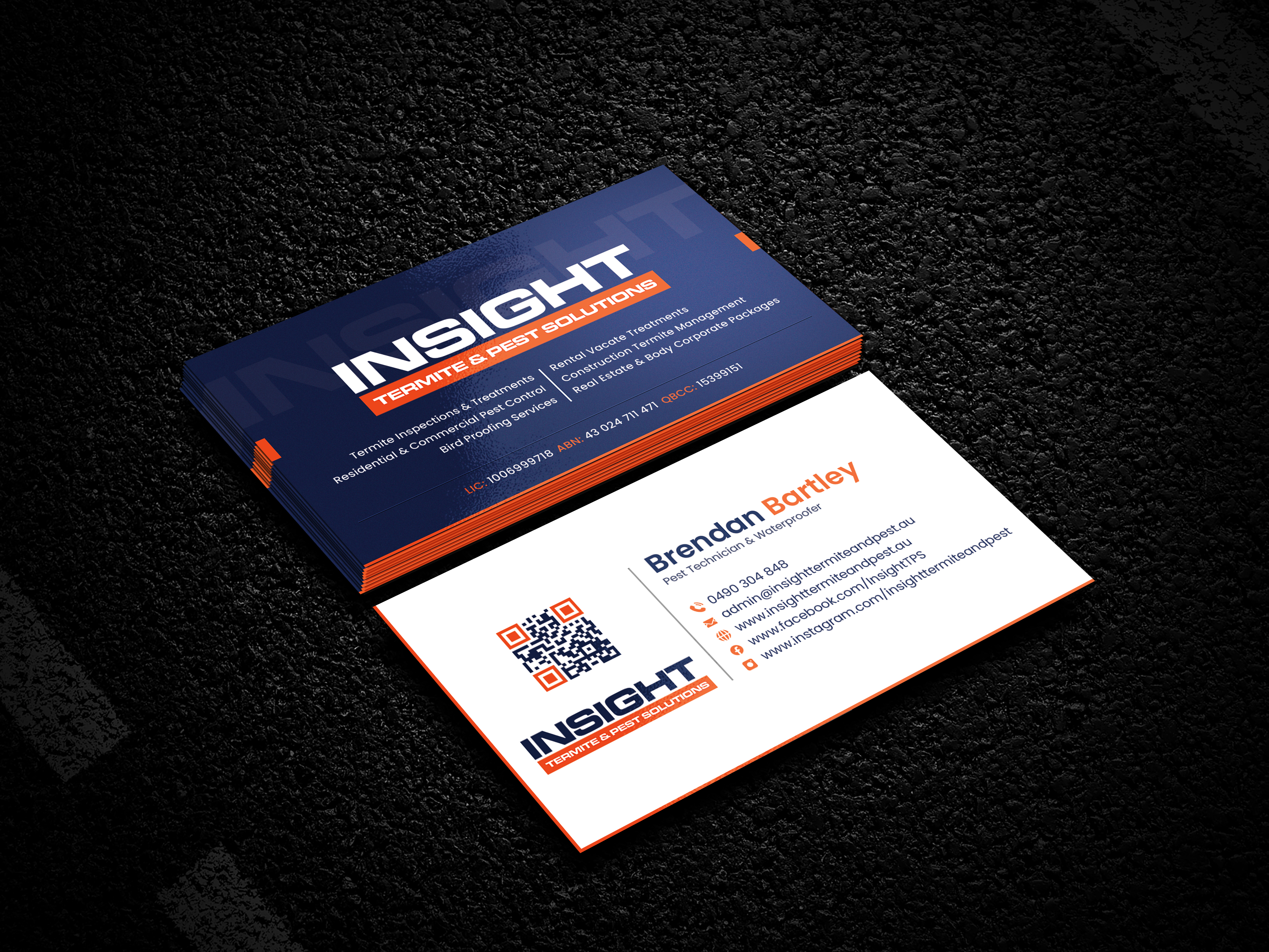 Diseño de Tarjeta de Presentación por Soma.Debnath para Insight Termite & Pest Solutions | Diseño #32160062