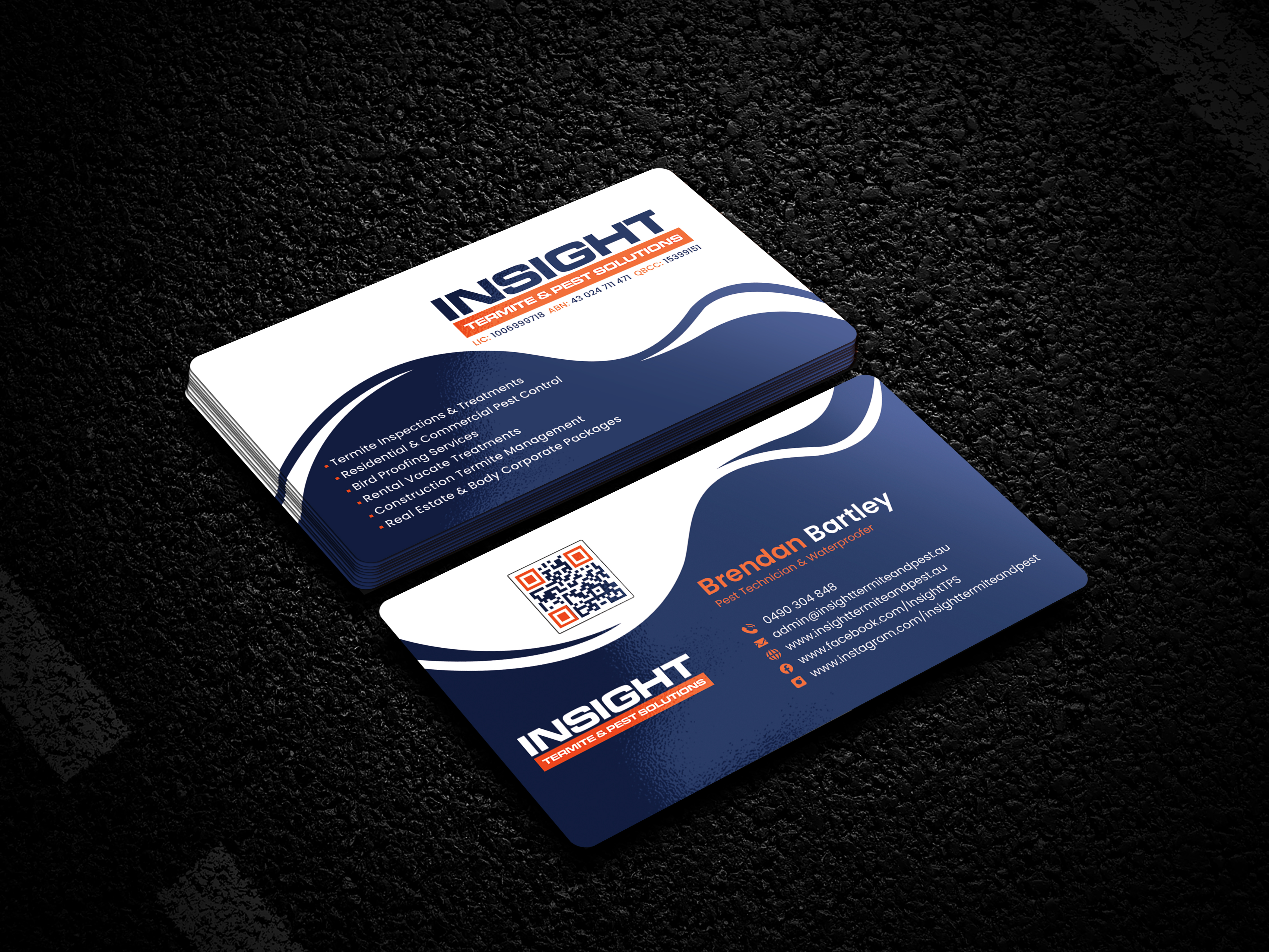 Diseño de Tarjeta de Presentación por Soma.Debnath para Insight Termite & Pest Solutions | Diseño #32160107