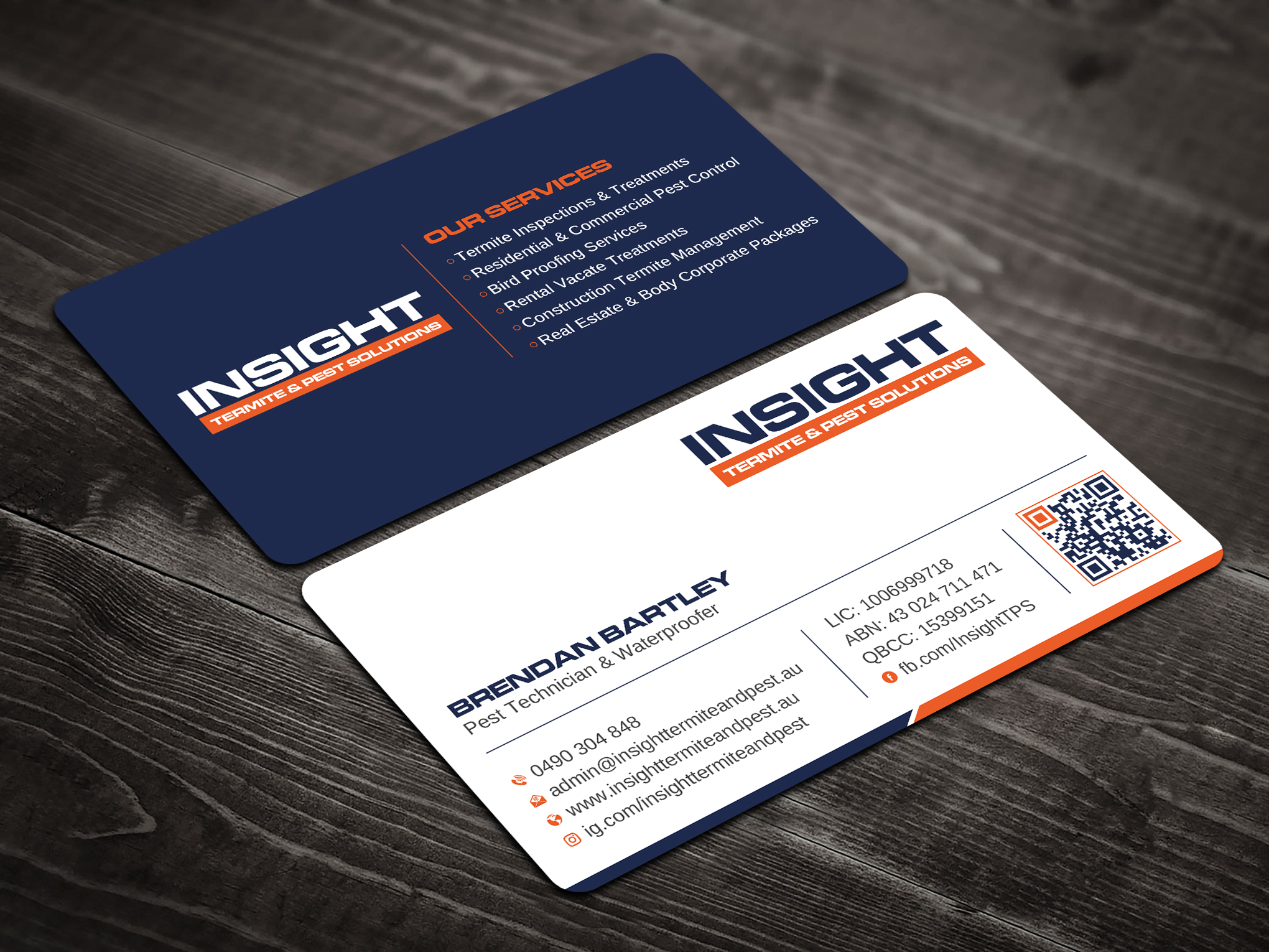 Business Card Design by Uttom 2 for Insight Termite & Pest Solutions | Design #32141686