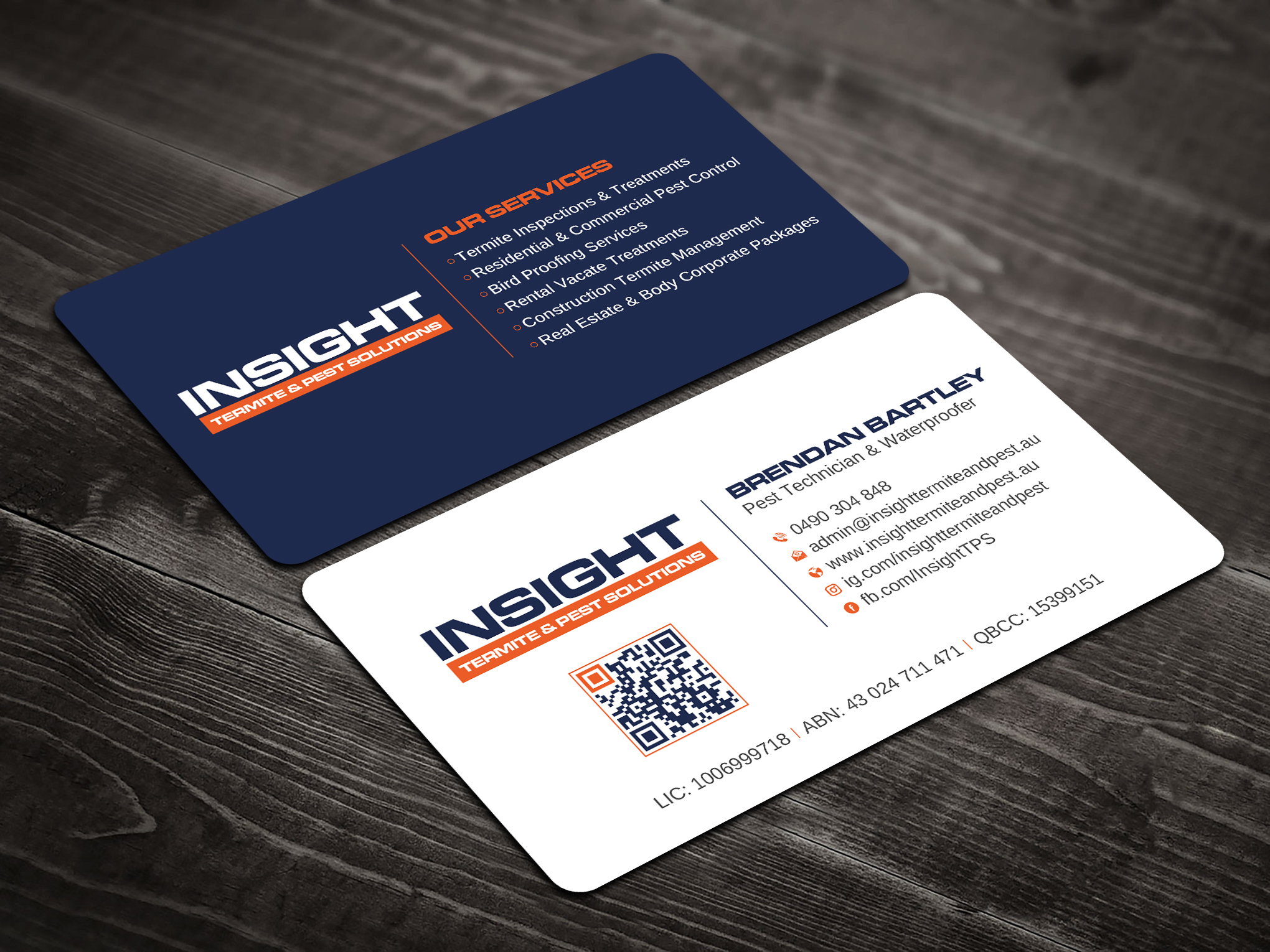 Business Card Design by Uttom 2 for Insight Termite & Pest Solutions | Design #32141689