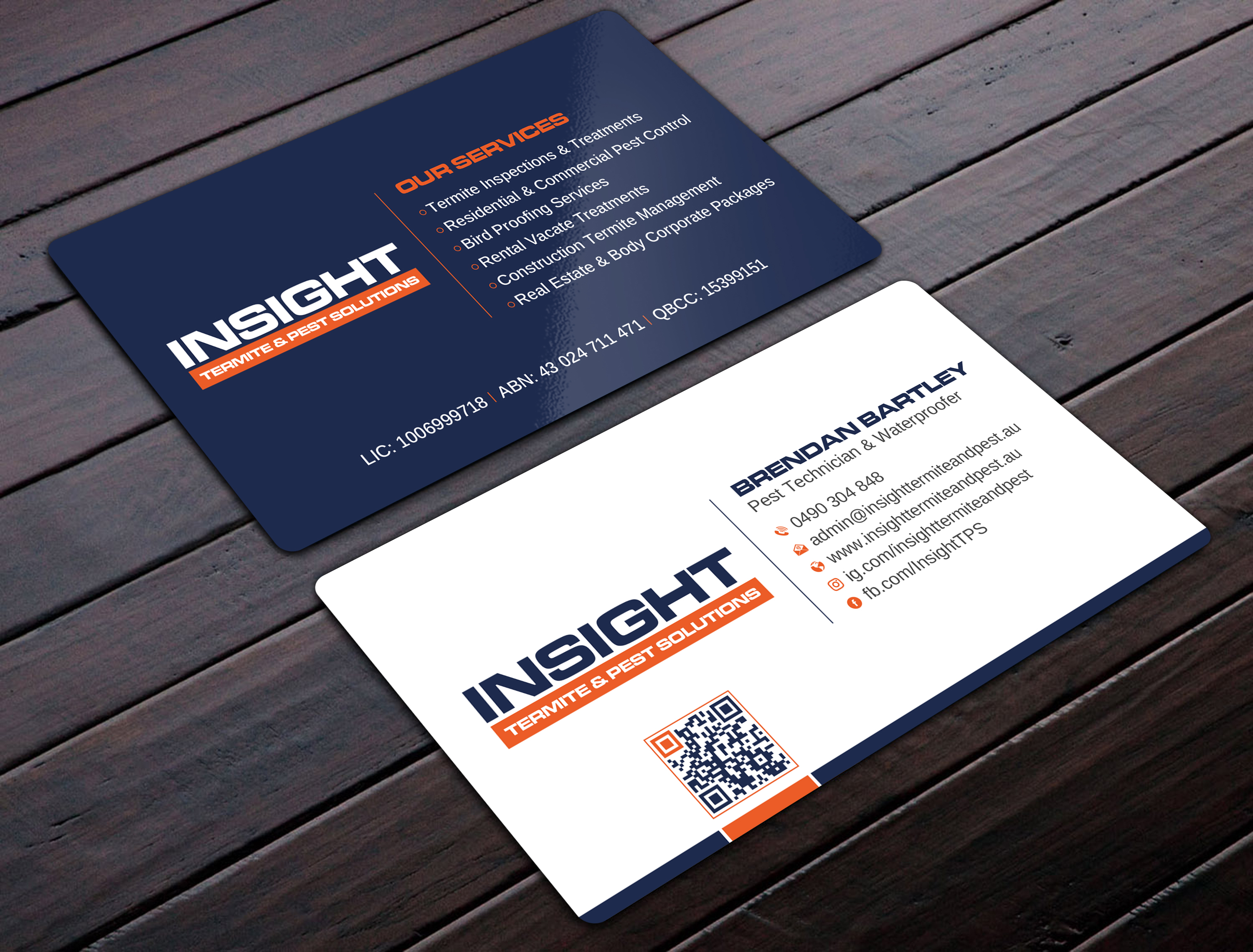 Business Card Design by Uttom 2 for Insight Termite & Pest Solutions | Design #32142376