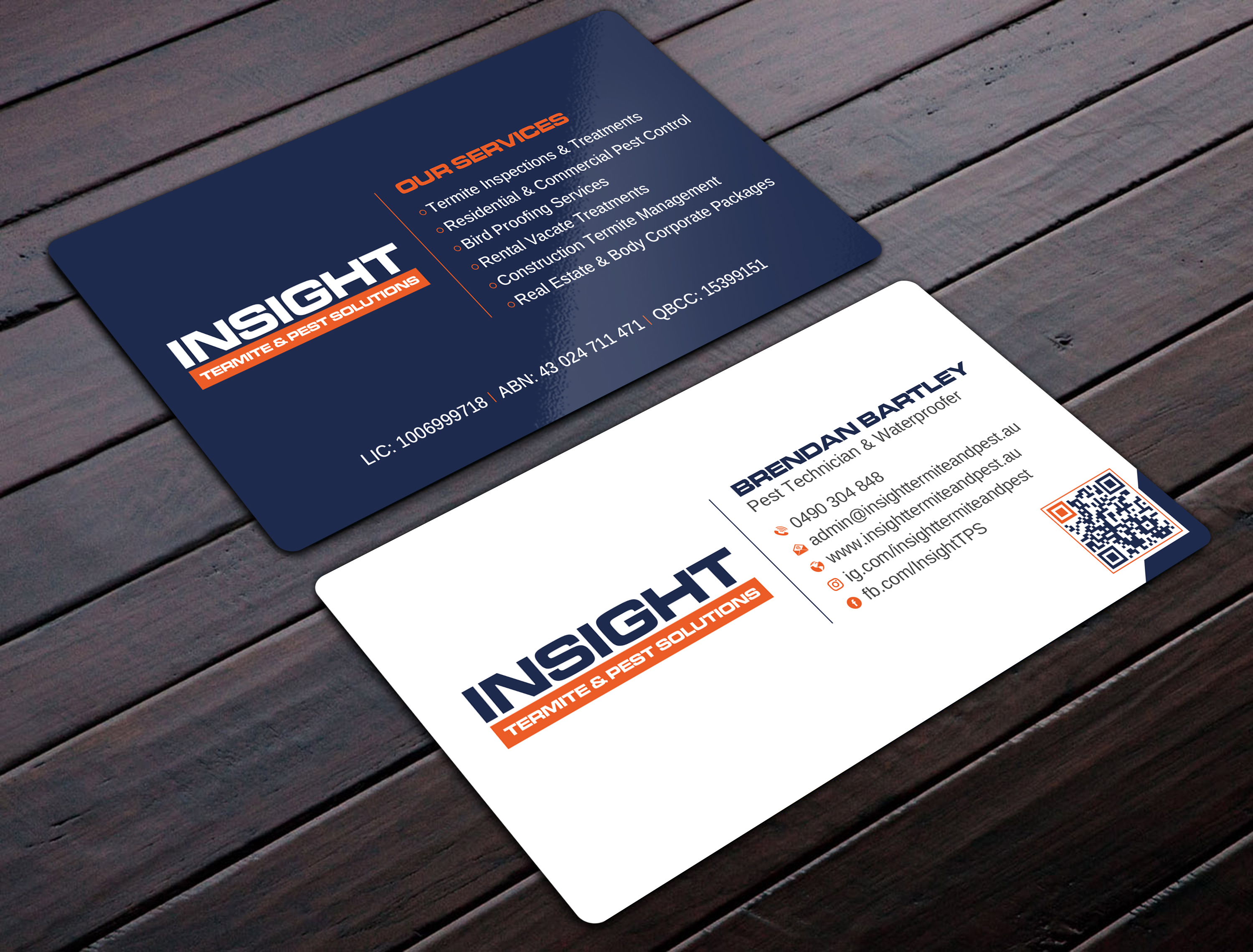 Business Card Design by Uttom 2 for Insight Termite & Pest Solutions | Design #32142388