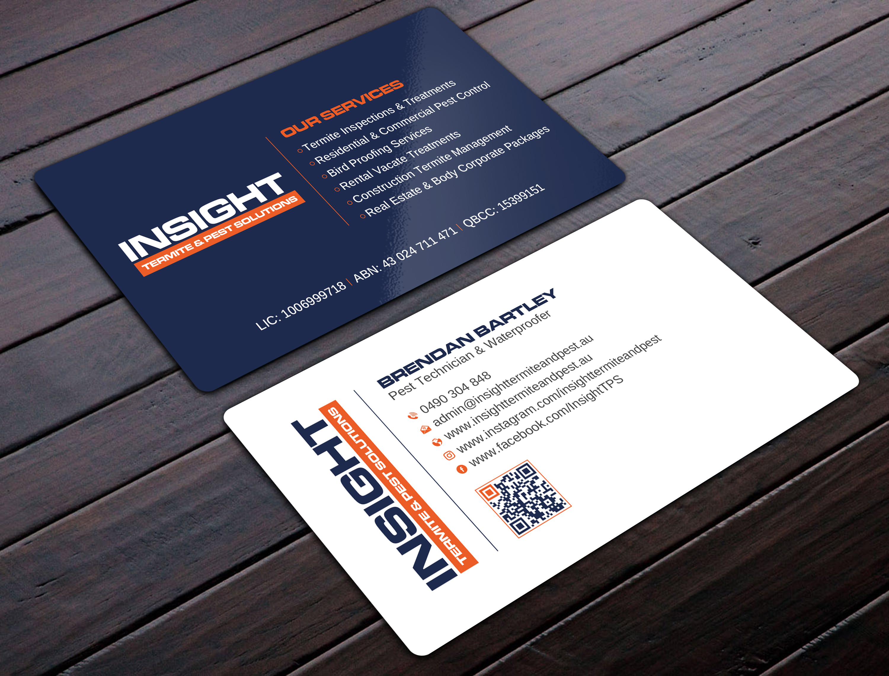 Business Card Design by Uttom 2 for Insight Termite & Pest Solutions | Design #32142389