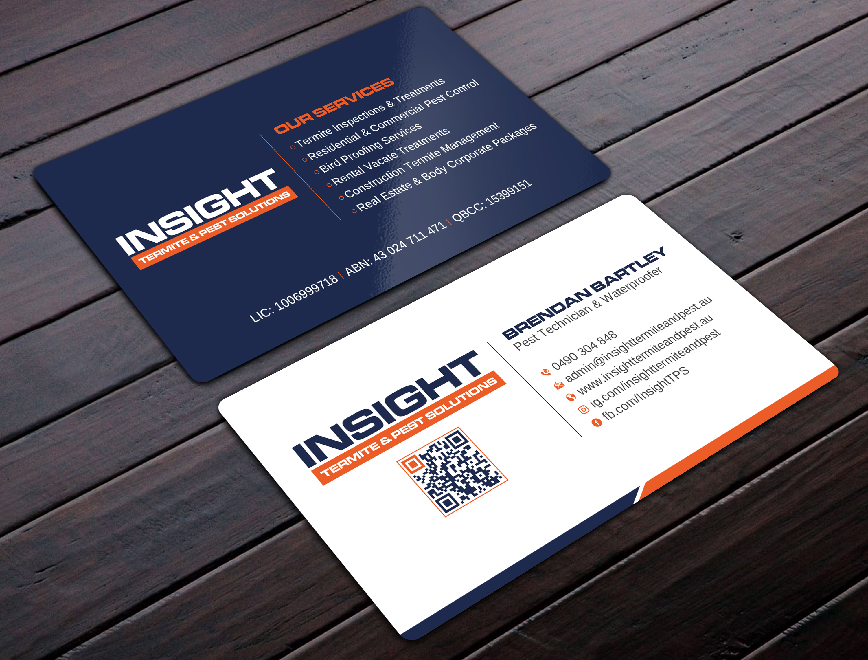 Business Card Design by Uttom 2 for Insight Termite & Pest Solutions | Design #32142391