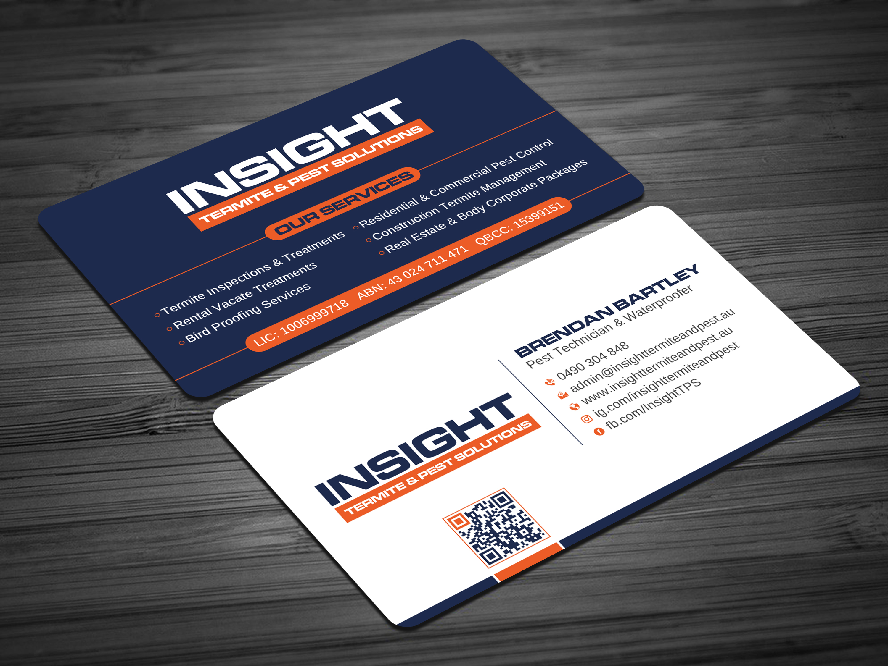 Business Card Design by Uttom 2 for Insight Termite & Pest Solutions | Design #32143605