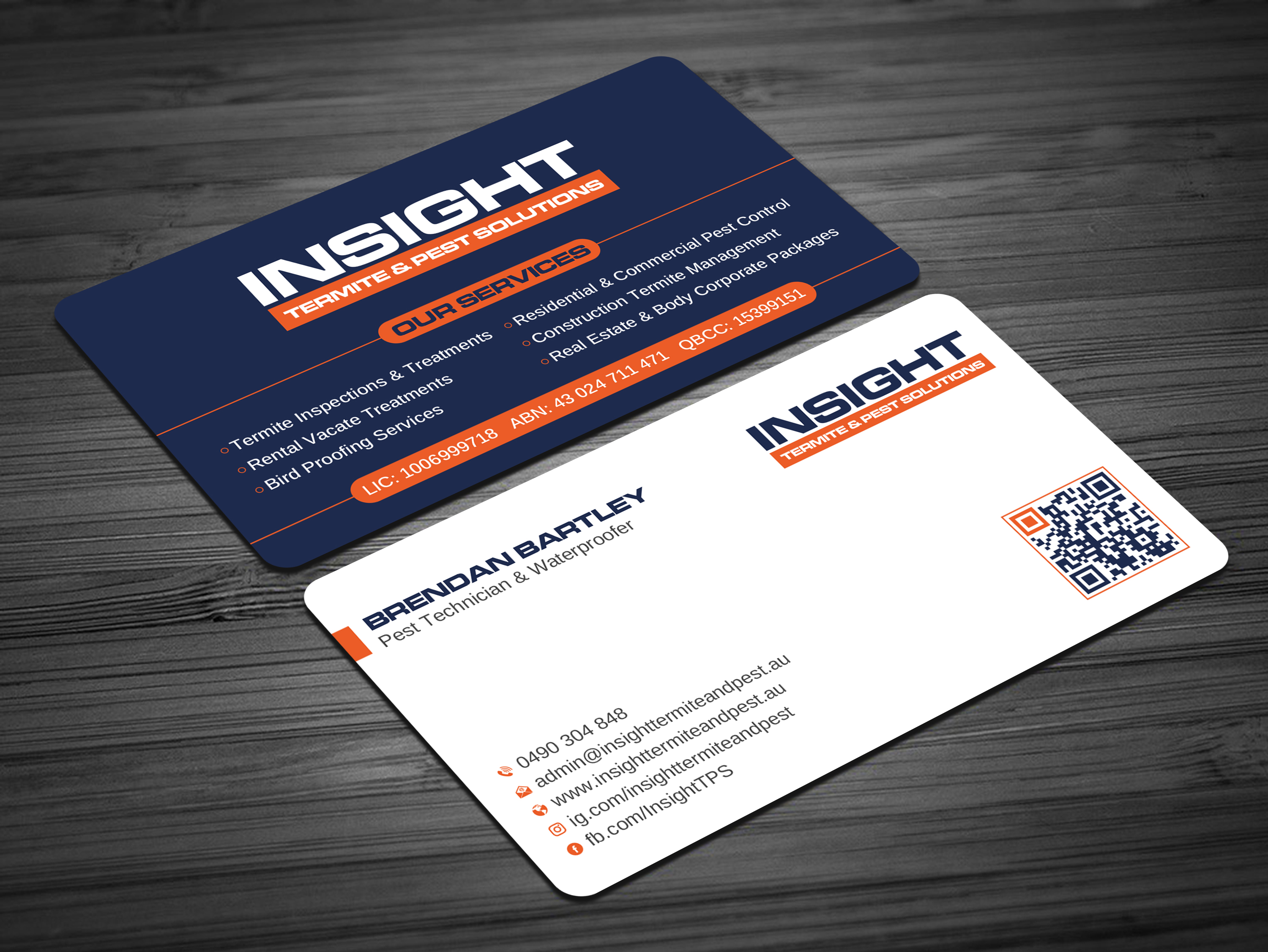 Business Card Design by Uttom 2 for Insight Termite & Pest Solutions | Design #32143606