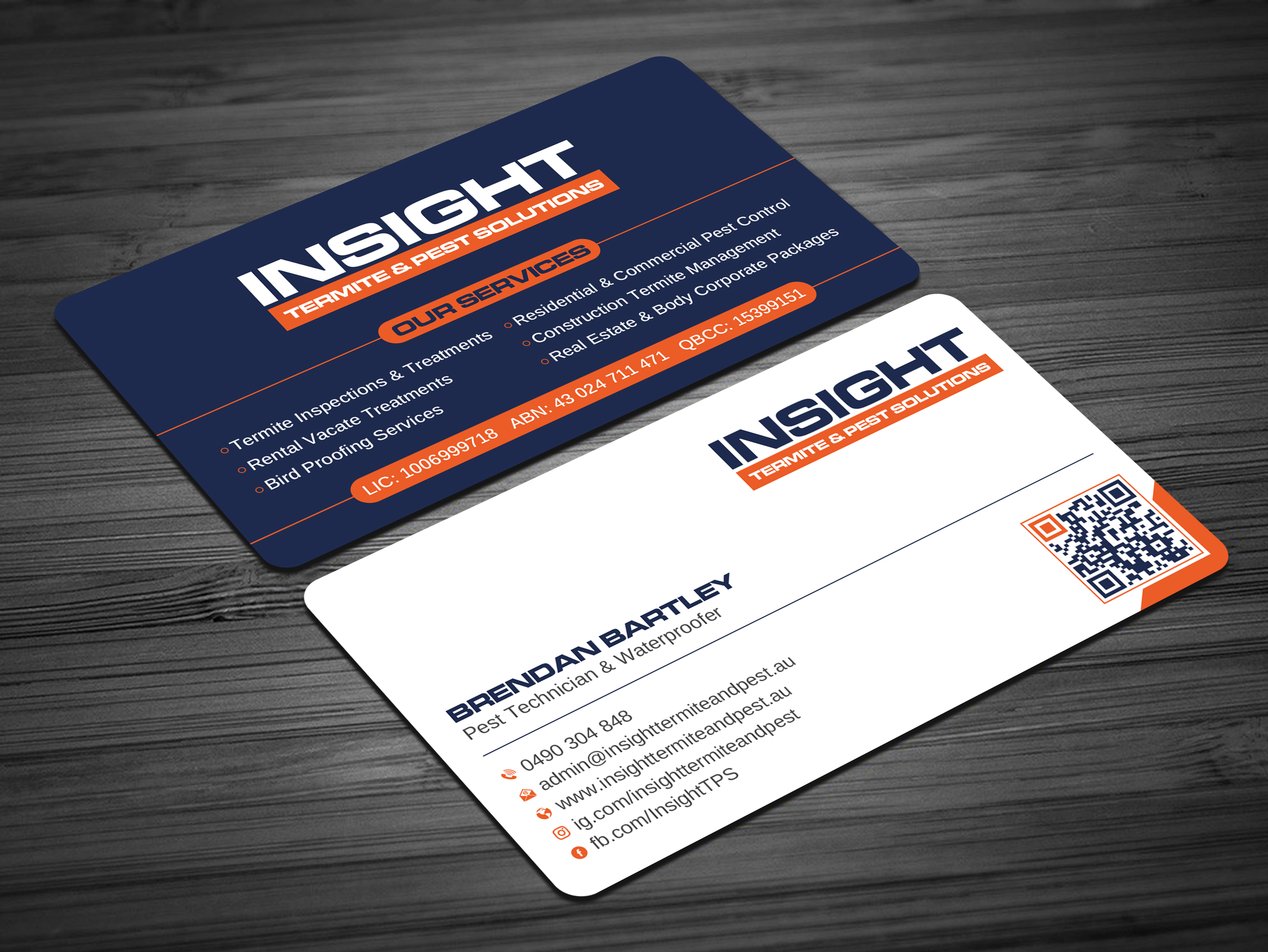 Business Card Design by Uttom 2 for Insight Termite & Pest Solutions | Design #32143607