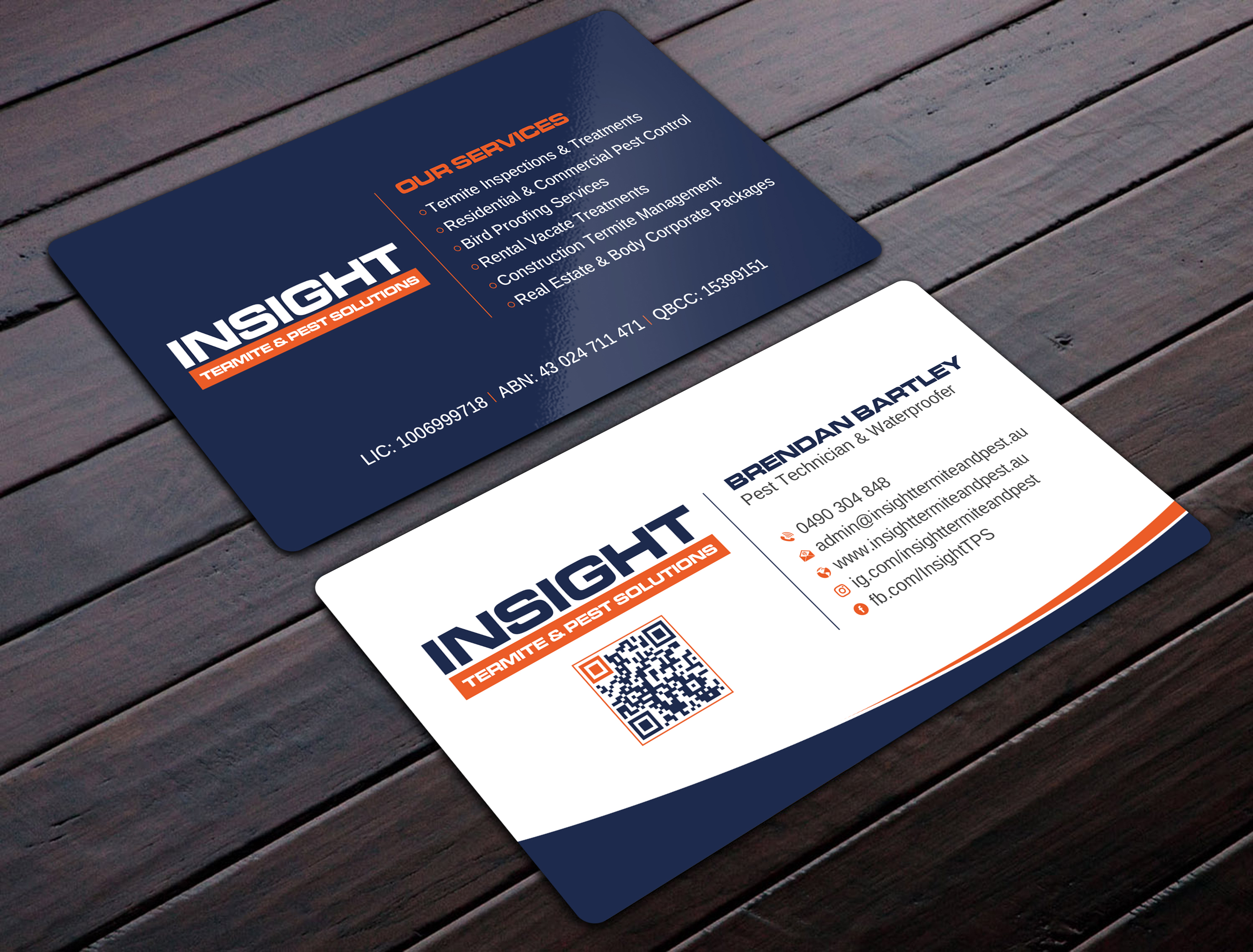 Business Card Design by Uttom 2 for Insight Termite & Pest Solutions | Design #32143608