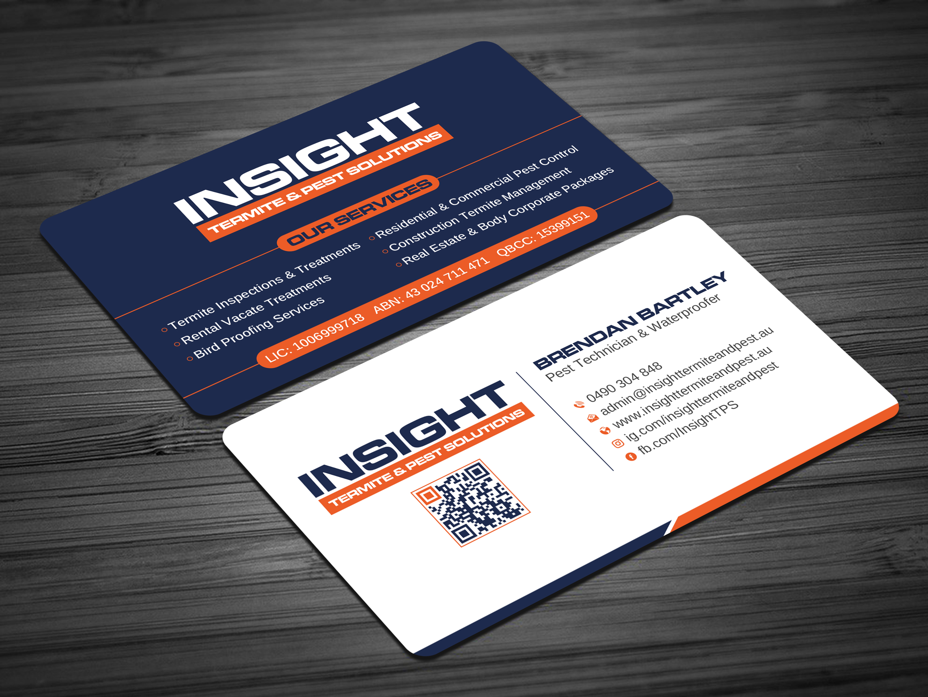 Business Card Design by Uttom 2 for Insight Termite & Pest Solutions | Design #32143615