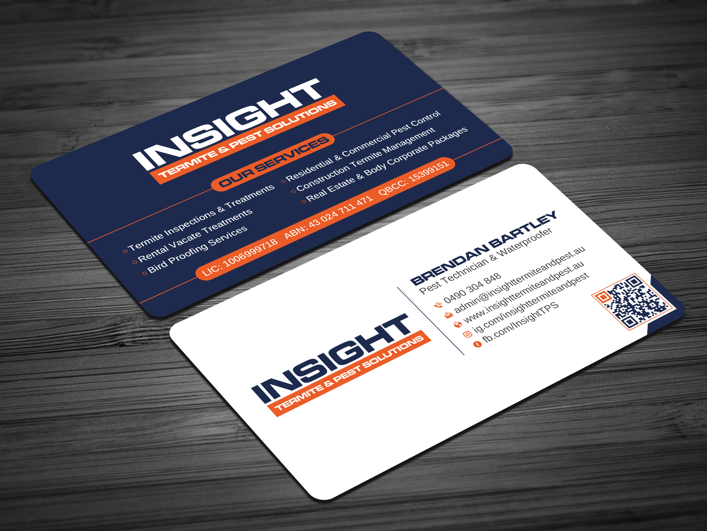 Business Card Design by Uttom 2 for Insight Termite & Pest Solutions | Design #32143616
