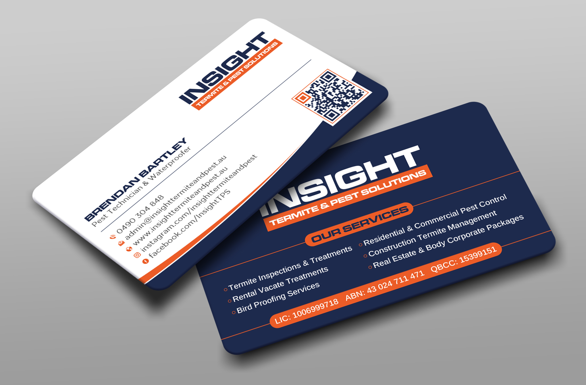 Business Card Design by Uttom 2 for Insight Termite & Pest Solutions | Design #32143621