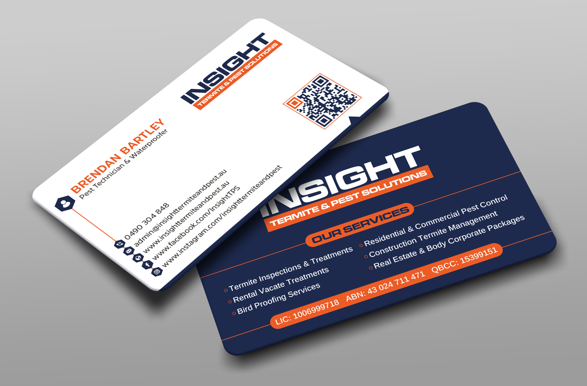 Business Card Design by Uttom 2 for Insight Termite & Pest Solutions | Design #32143623