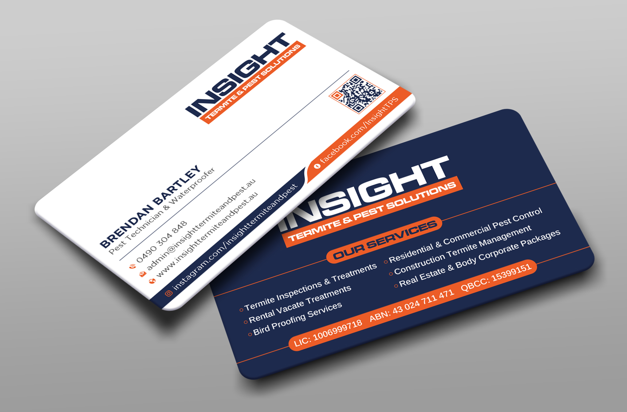 Business Card Design by Uttom 2 for Insight Termite & Pest Solutions | Design #32143624