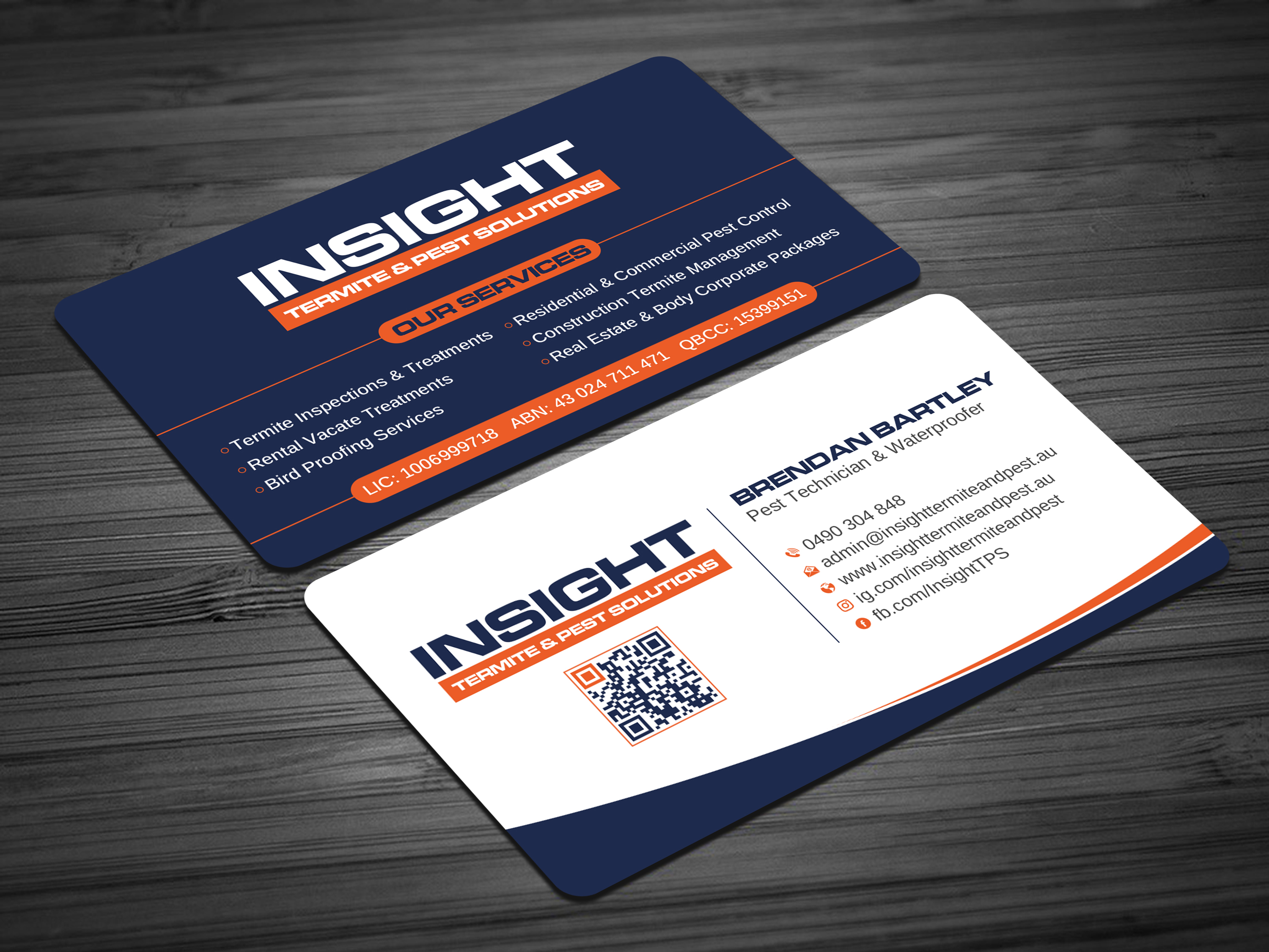 Business Card Design by Uttom 2 for Insight Termite & Pest Solutions | Design #32143625