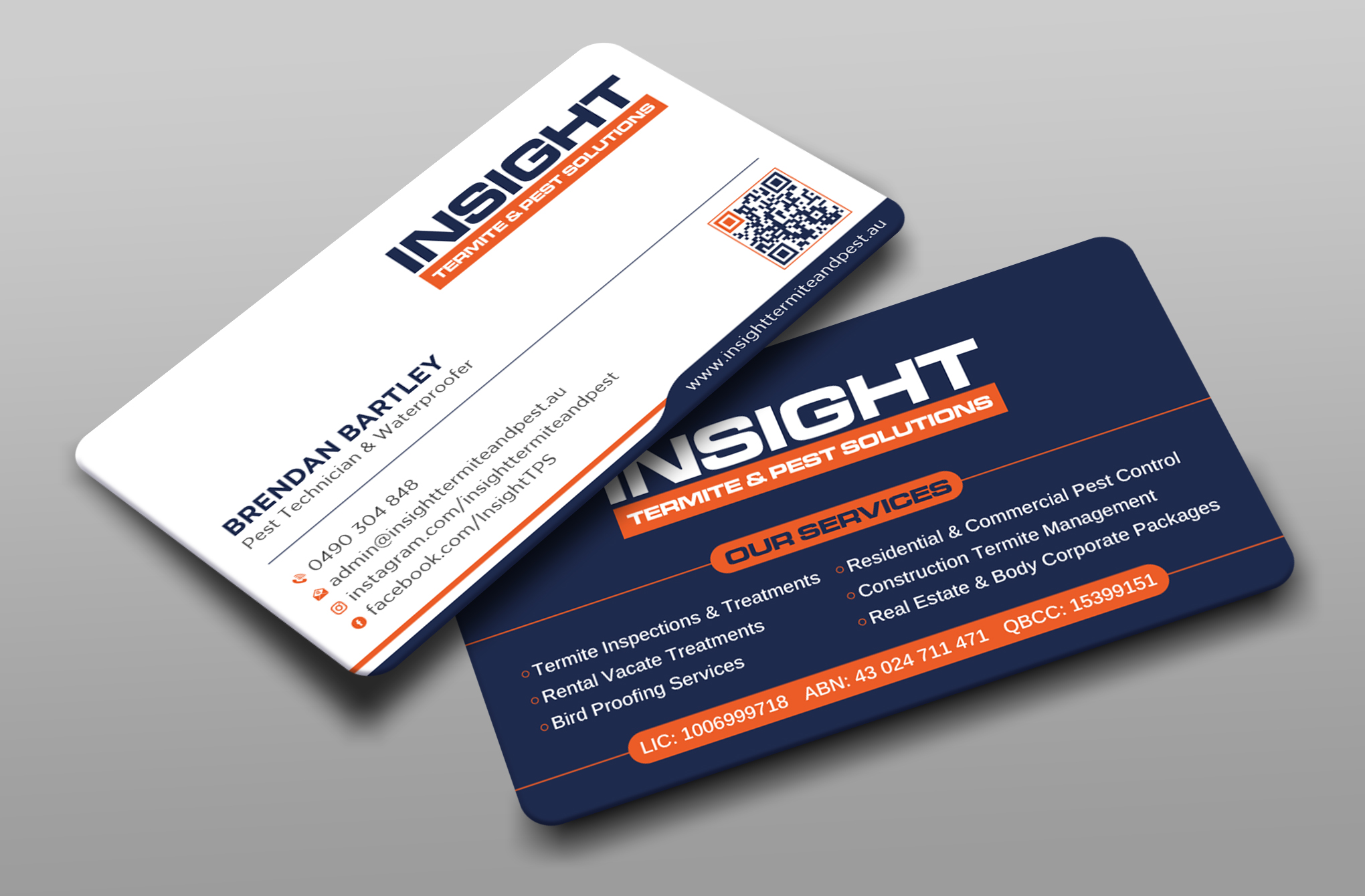 Business Card Design by Uttom 2 for Insight Termite & Pest Solutions | Design #32143632