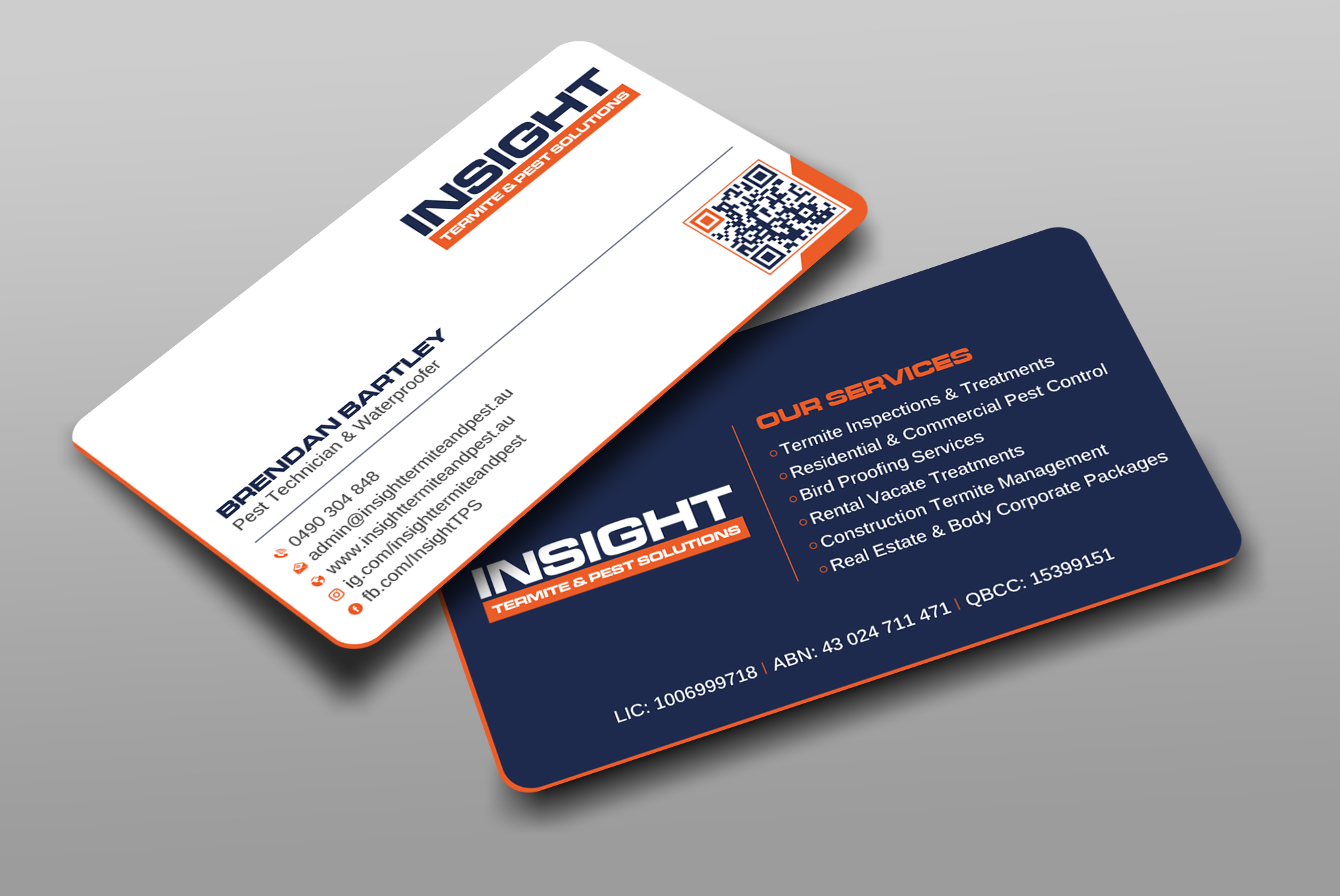 Business Card Design by Uttom 2 for Insight Termite & Pest Solutions | Design #32143633