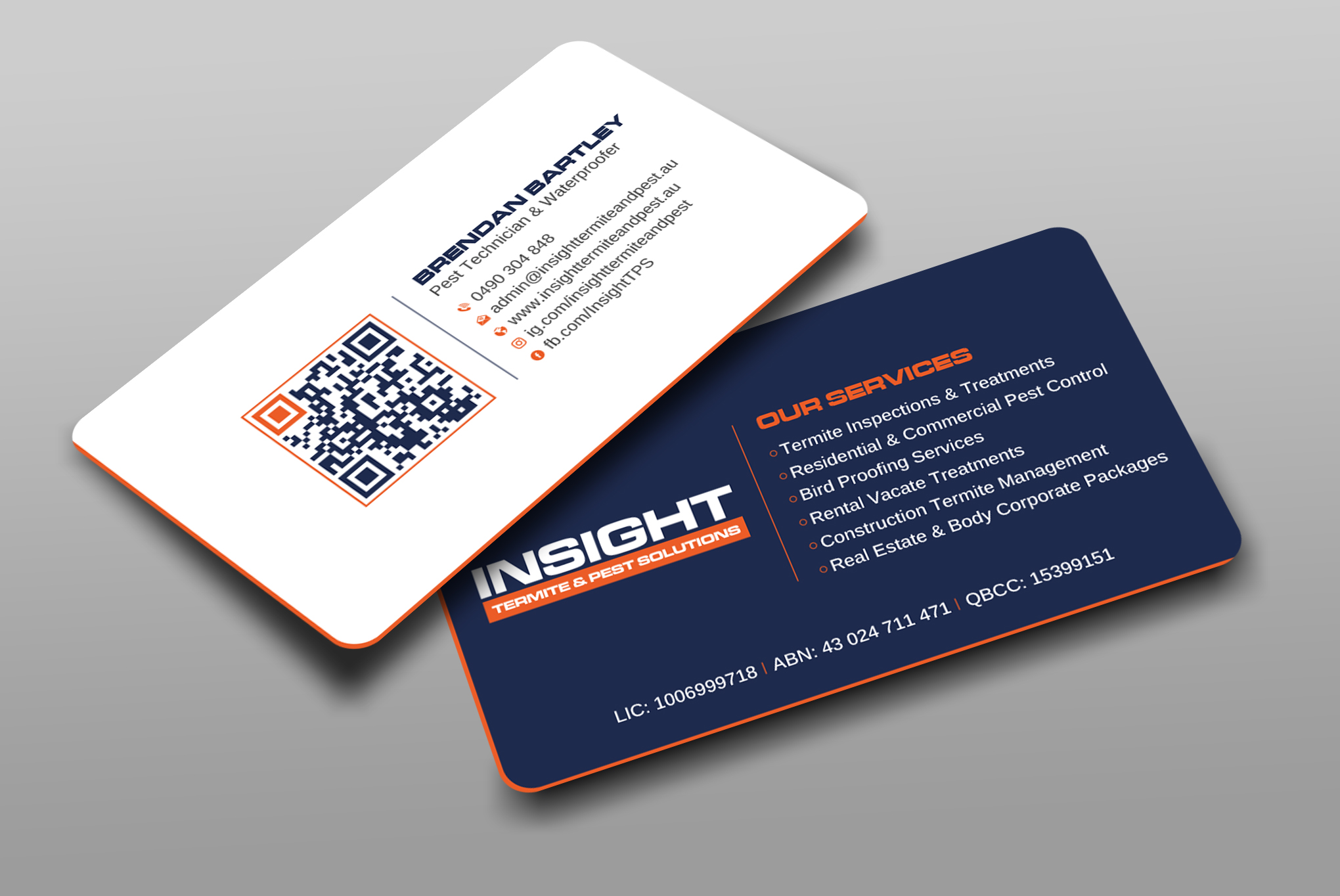 Business Card Design by Uttom 2 for Insight Termite & Pest Solutions | Design #32143634